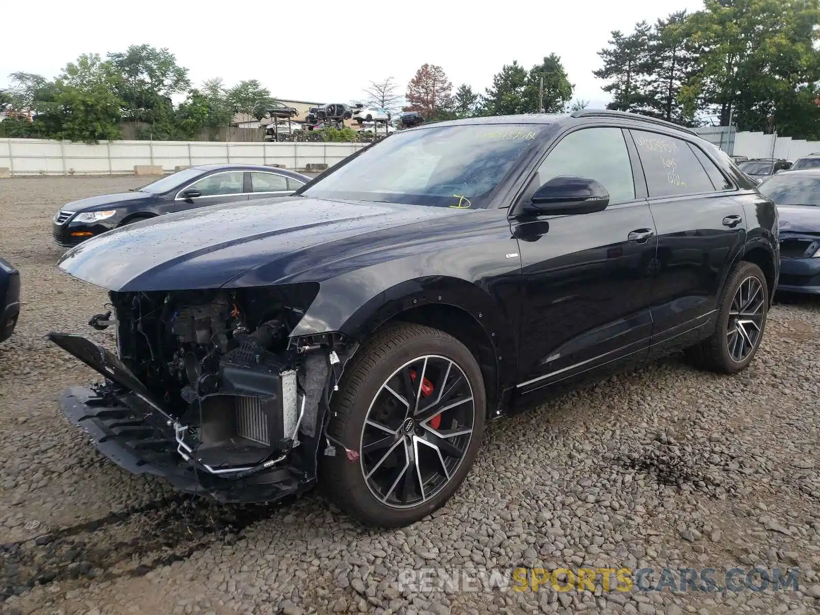 2 Photograph of a damaged car WA1FVBF1XKD045640 AUDI Q8 2019