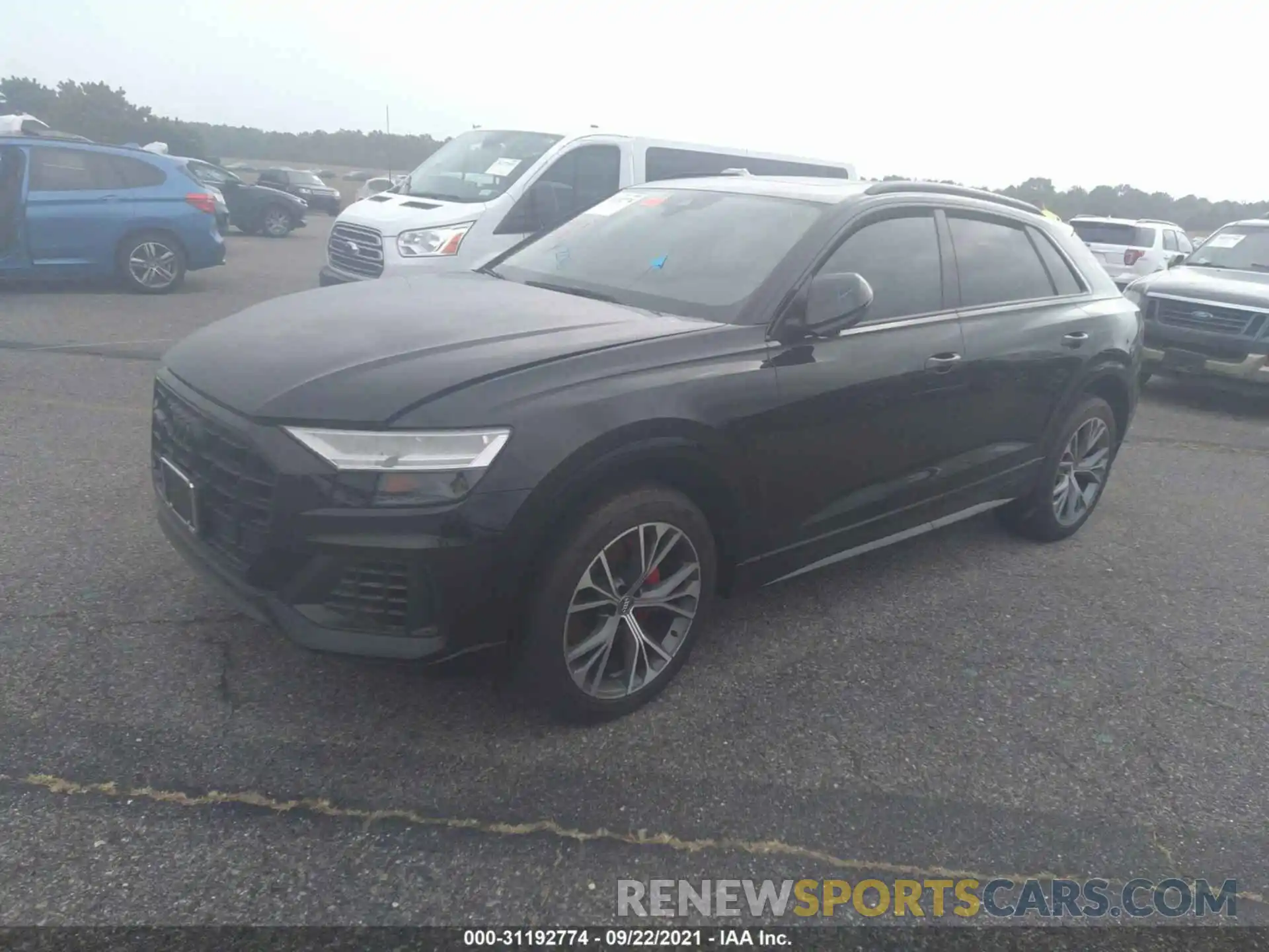 2 Photograph of a damaged car WA1AVAF11LD003427 AUDI Q8 2020