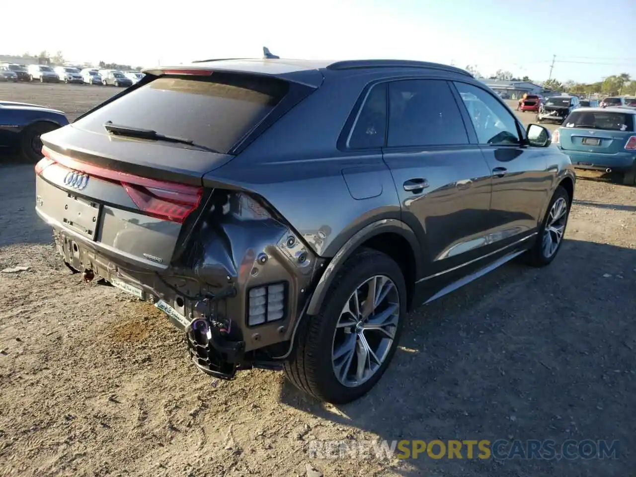 4 Фотография поврежденного автомобиля WA1AVAF11LD020454 AUDI Q8 2020