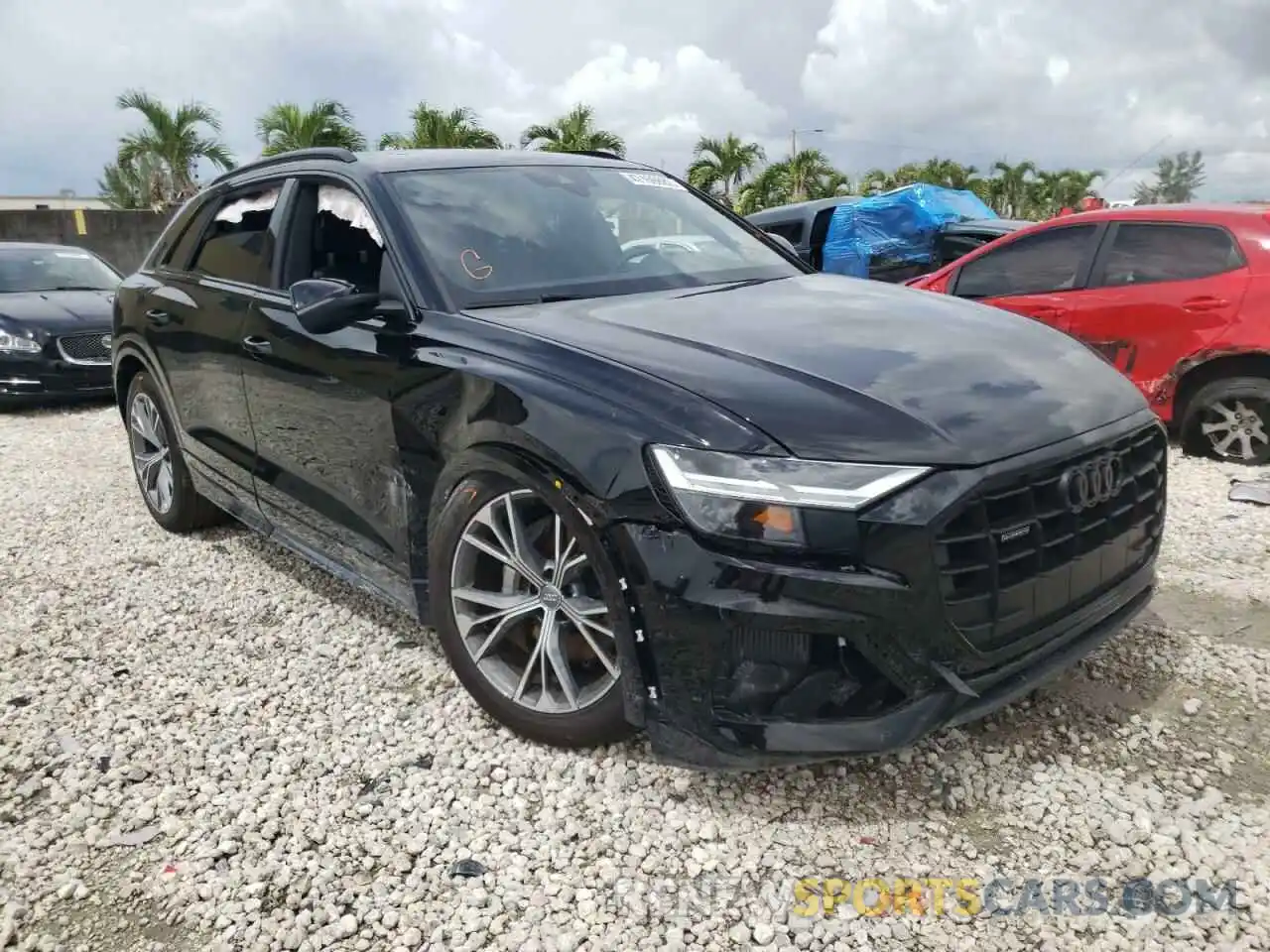 1 Photograph of a damaged car WA1AVAF15LD020568 AUDI Q8 2020