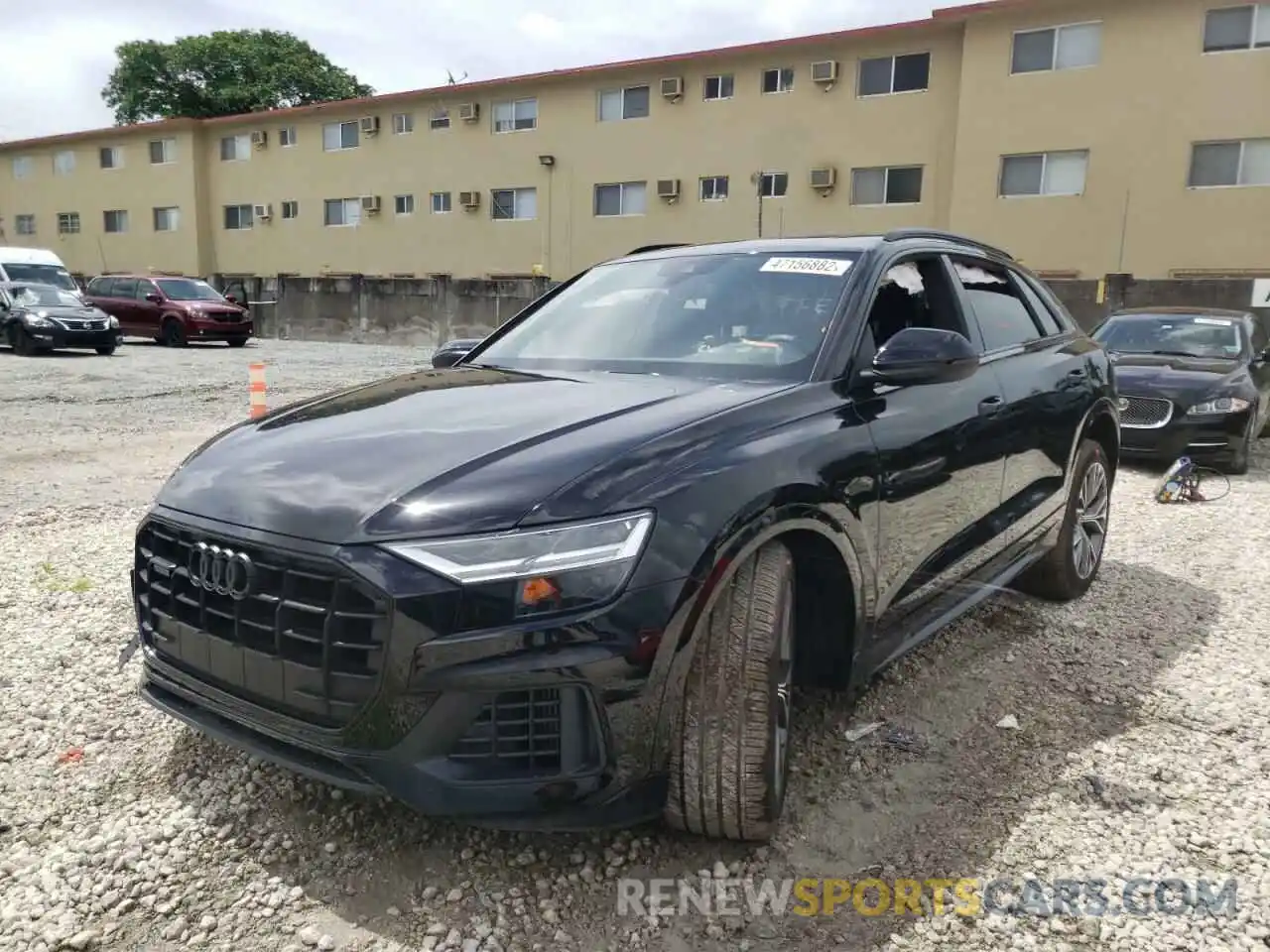 2 Photograph of a damaged car WA1AVAF15LD020568 AUDI Q8 2020