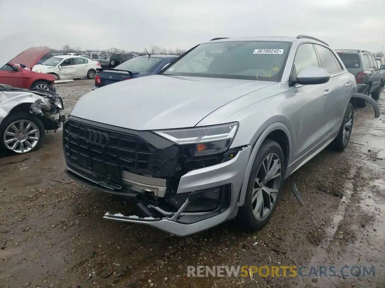 2 Фотография поврежденного автомобиля WA1AVAF16LD003469 AUDI Q8 2020