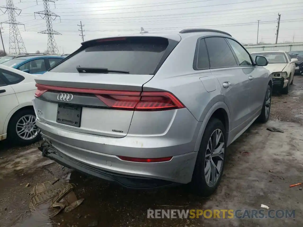 4 Фотография поврежденного автомобиля WA1AVAF16LD003469 AUDI Q8 2020