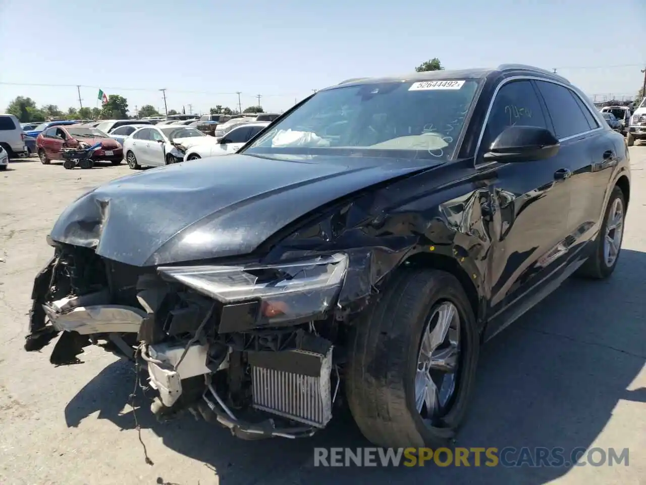 2 Photograph of a damaged car WA1AVAF16LD018442 AUDI Q8 2020