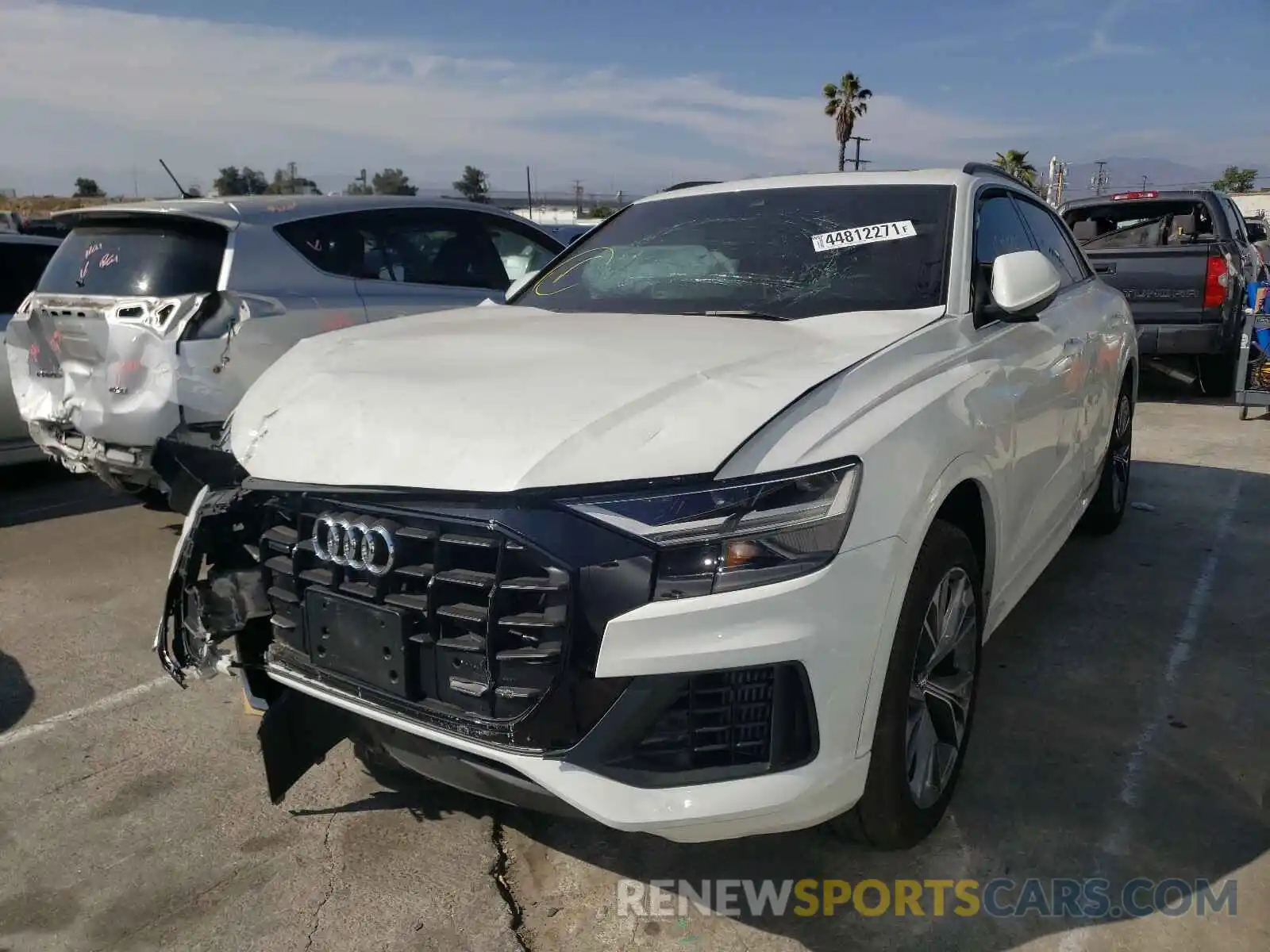 2 Фотография поврежденного автомобиля WA1AVAF16LD022880 AUDI Q8 2020