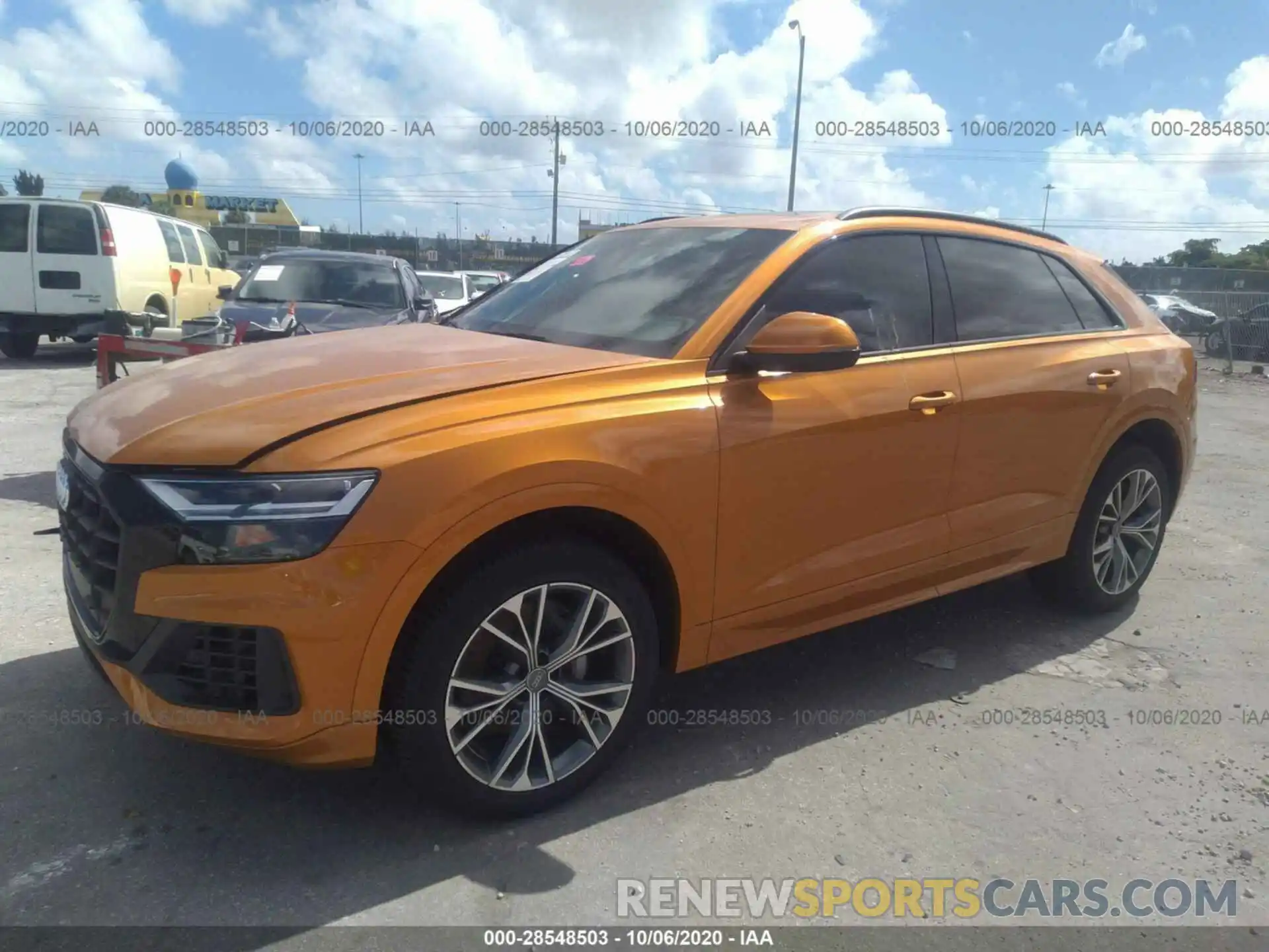 2 Photograph of a damaged car WA1AVAF1XLD024941 AUDI Q8 2020