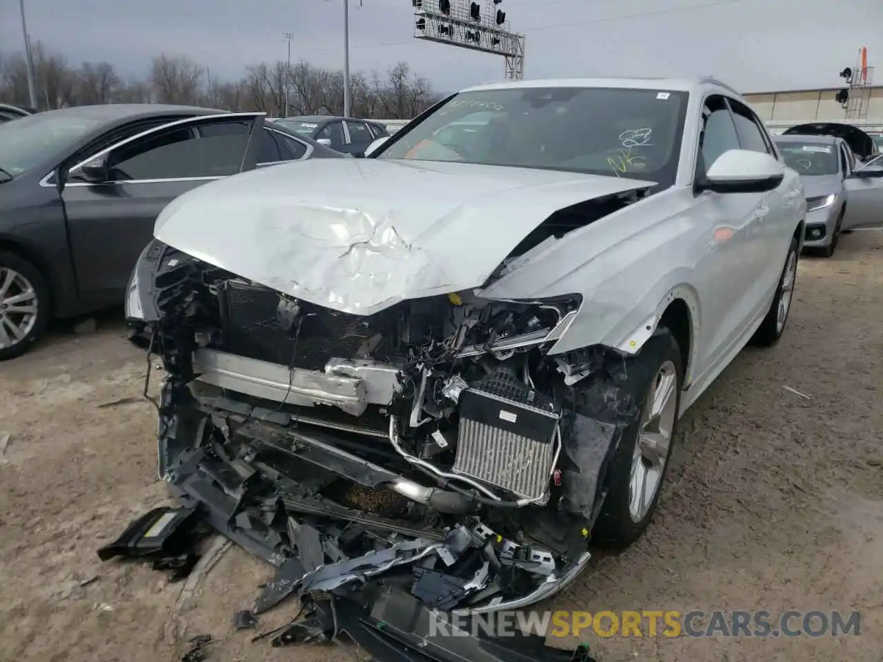 2 Photograph of a damaged car WA1BVAF12LD009371 AUDI Q8 2020