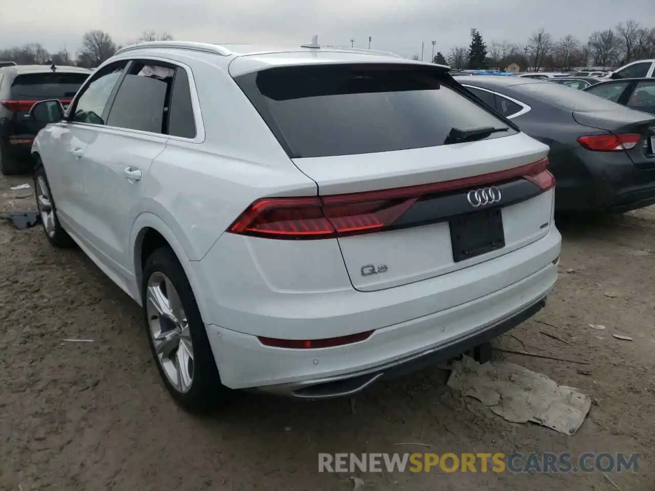 3 Фотография поврежденного автомобиля WA1BVAF12LD009371 AUDI Q8 2020