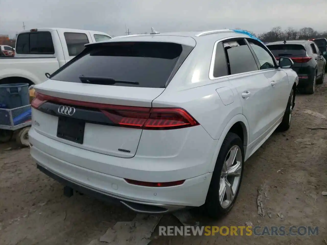 4 Фотография поврежденного автомобиля WA1BVAF12LD009371 AUDI Q8 2020