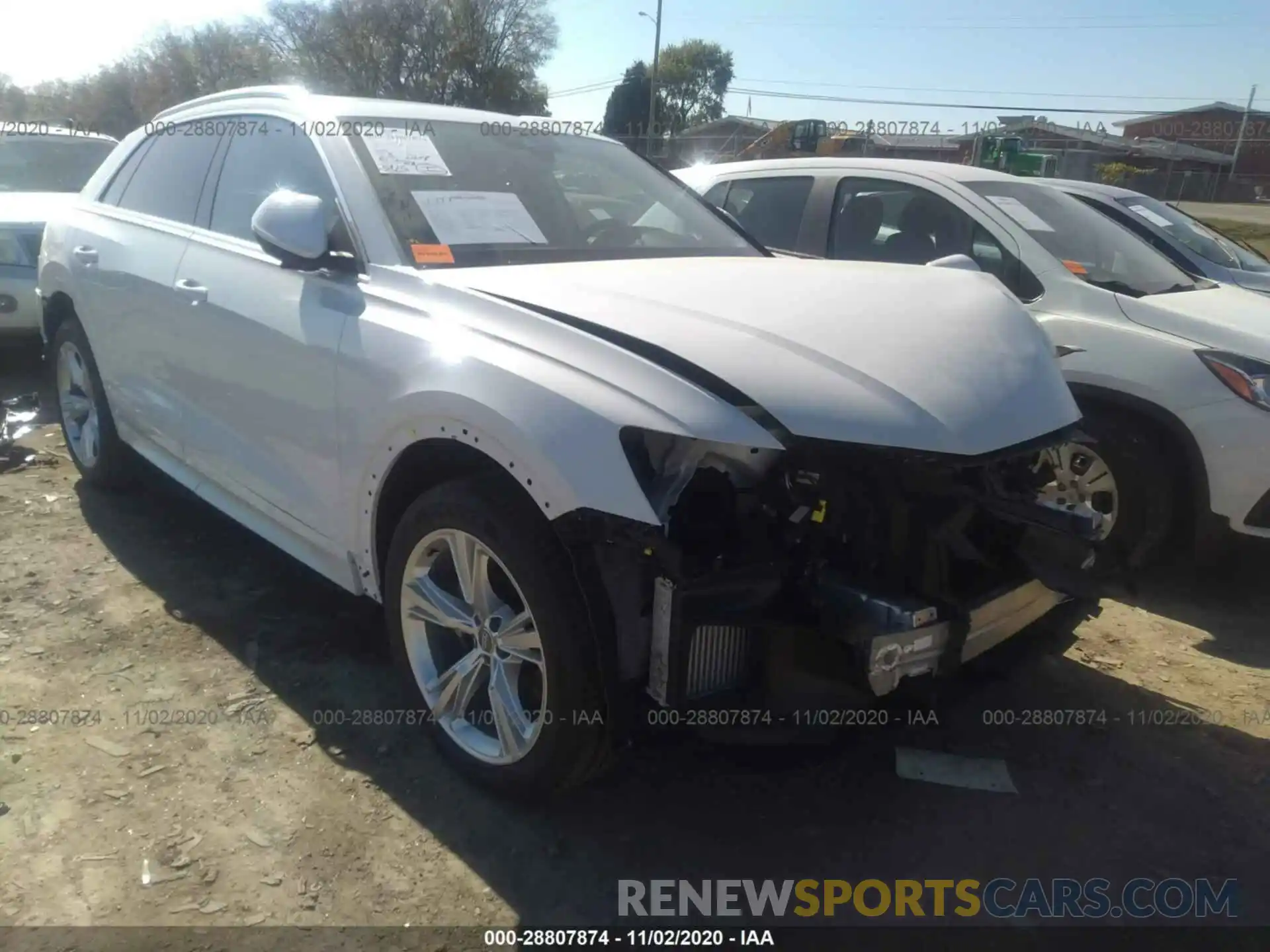 1 Photograph of a damaged car WA1BVAF13LD017690 AUDI Q8 2020