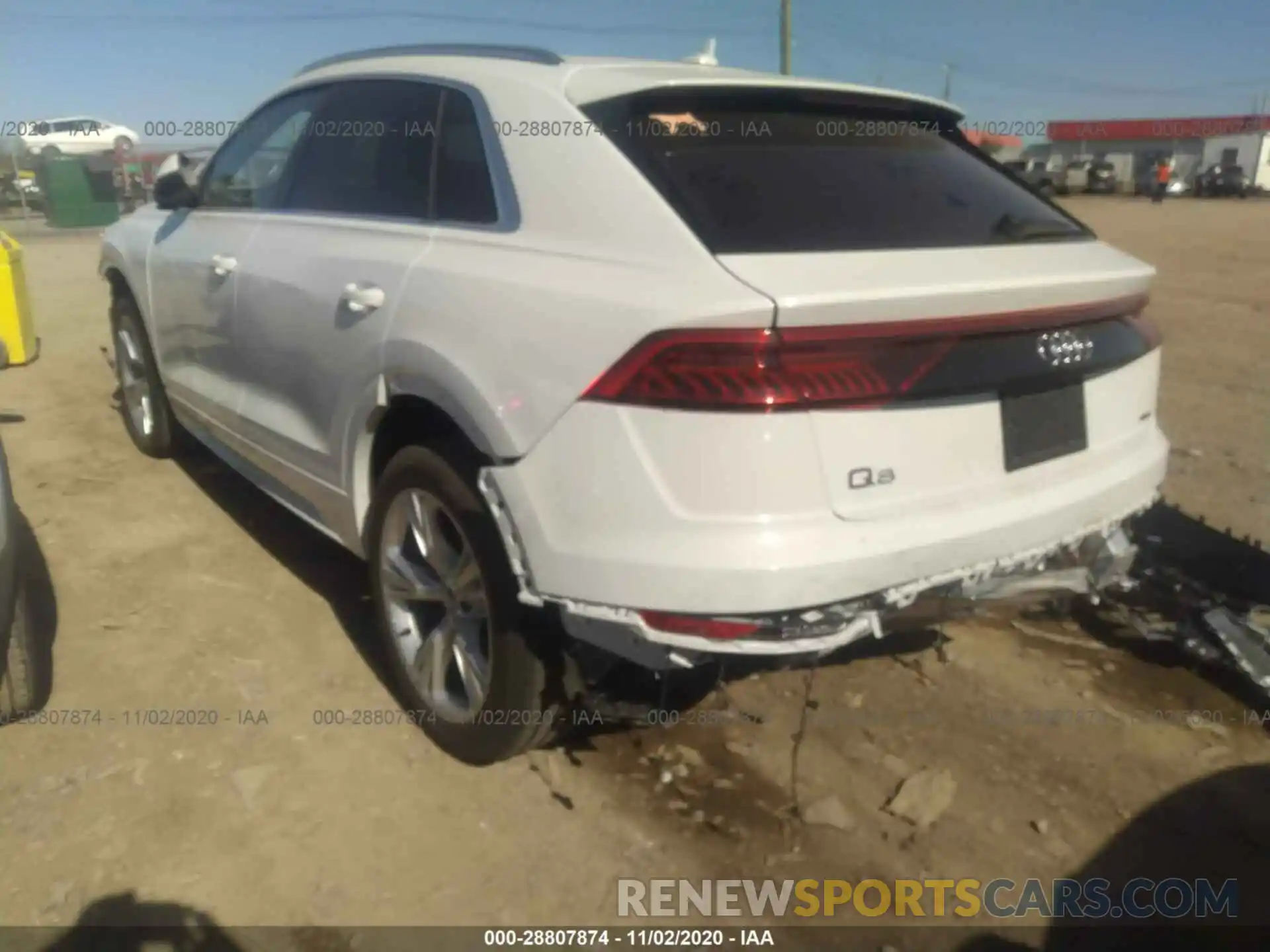 3 Photograph of a damaged car WA1BVAF13LD017690 AUDI Q8 2020