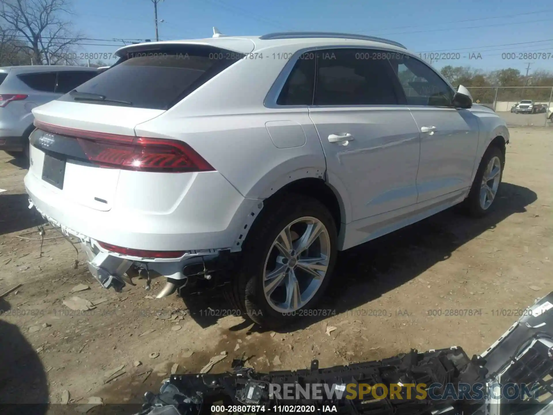 4 Photograph of a damaged car WA1BVAF13LD017690 AUDI Q8 2020