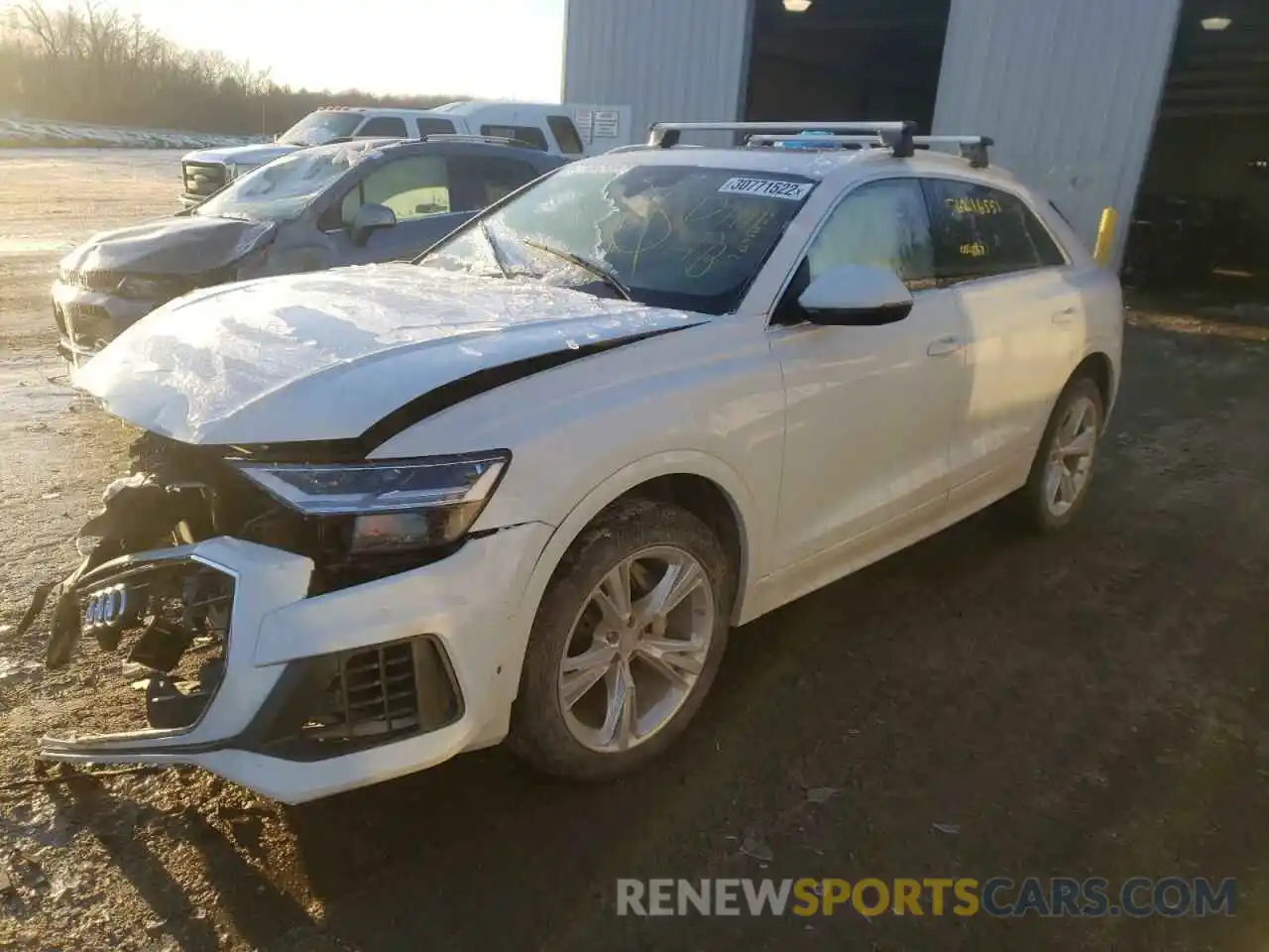 2 Photograph of a damaged car WA1BVAF17LD002867 AUDI Q8 2020