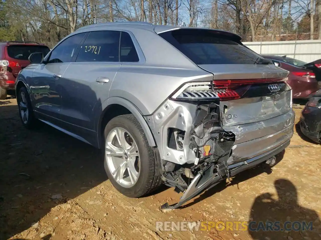 3 Photograph of a damaged car WA1BVBF11LD000571 AUDI Q8 2020