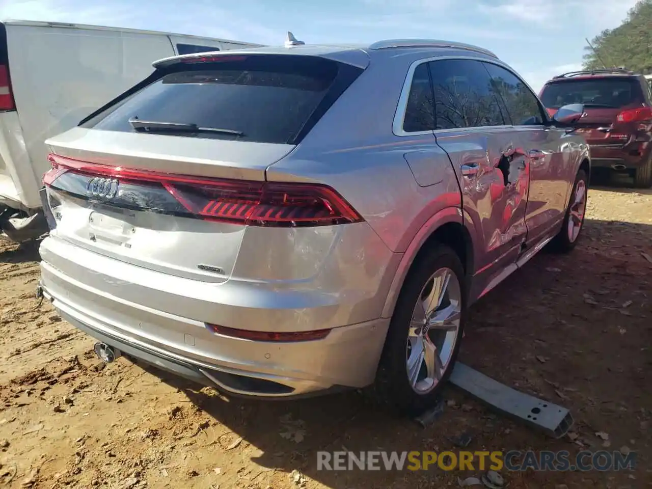 4 Фотография поврежденного автомобиля WA1BVBF11LD000571 AUDI Q8 2020