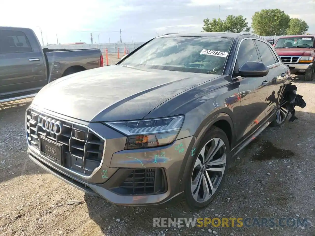 2 Photograph of a damaged car WA1CVAF13LD018276 AUDI Q8 2020