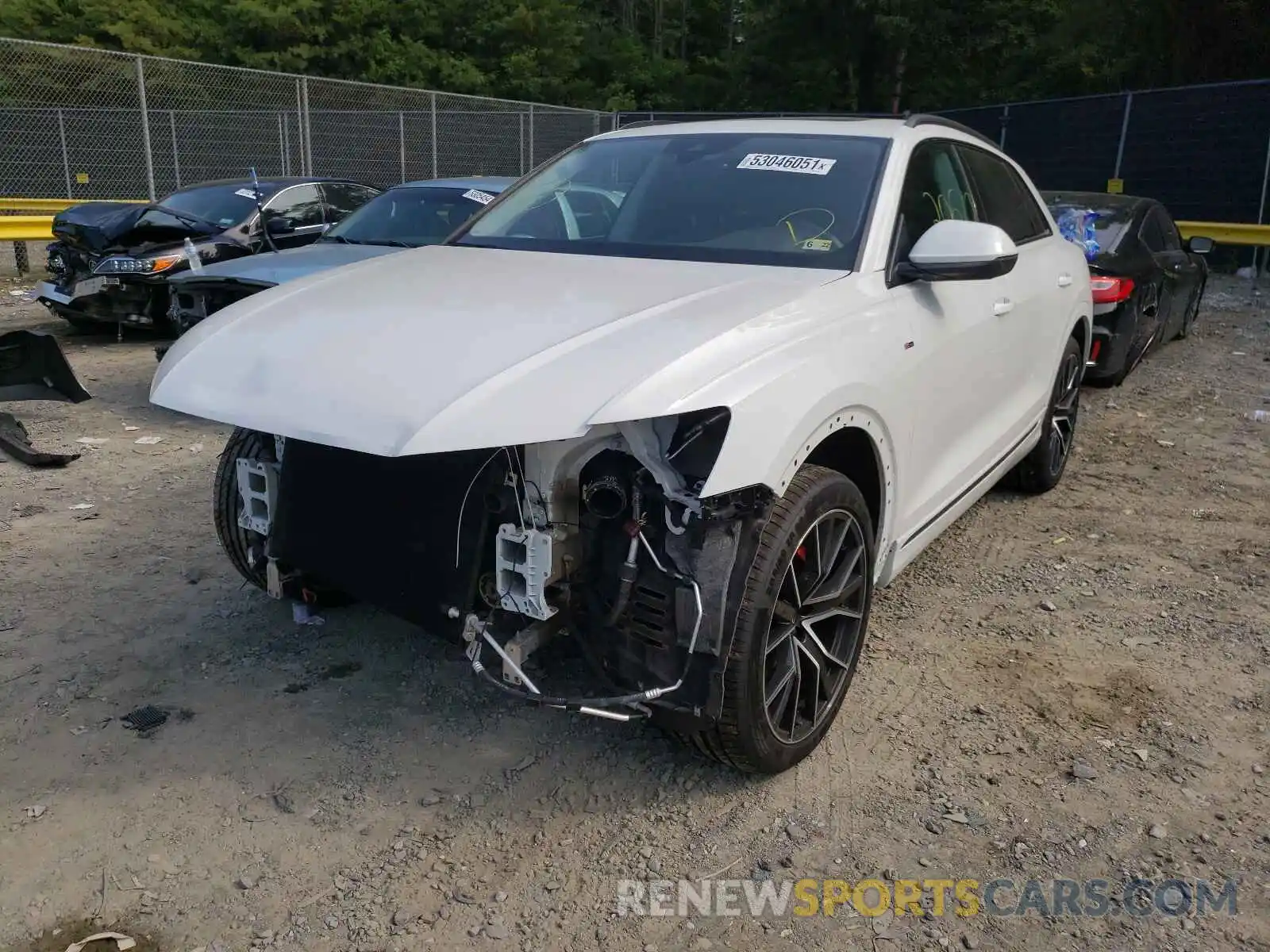 2 Photograph of a damaged car WA1EVAF10LD006725 AUDI Q8 2020