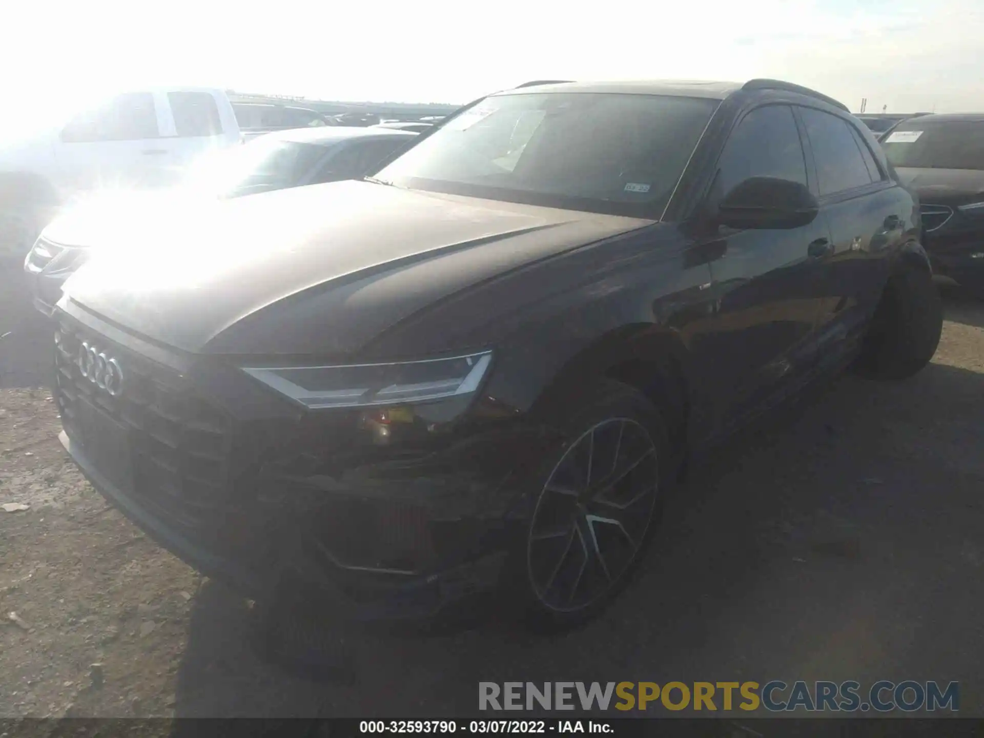 2 Photograph of a damaged car WA1EVAF10LD015814 AUDI Q8 2020