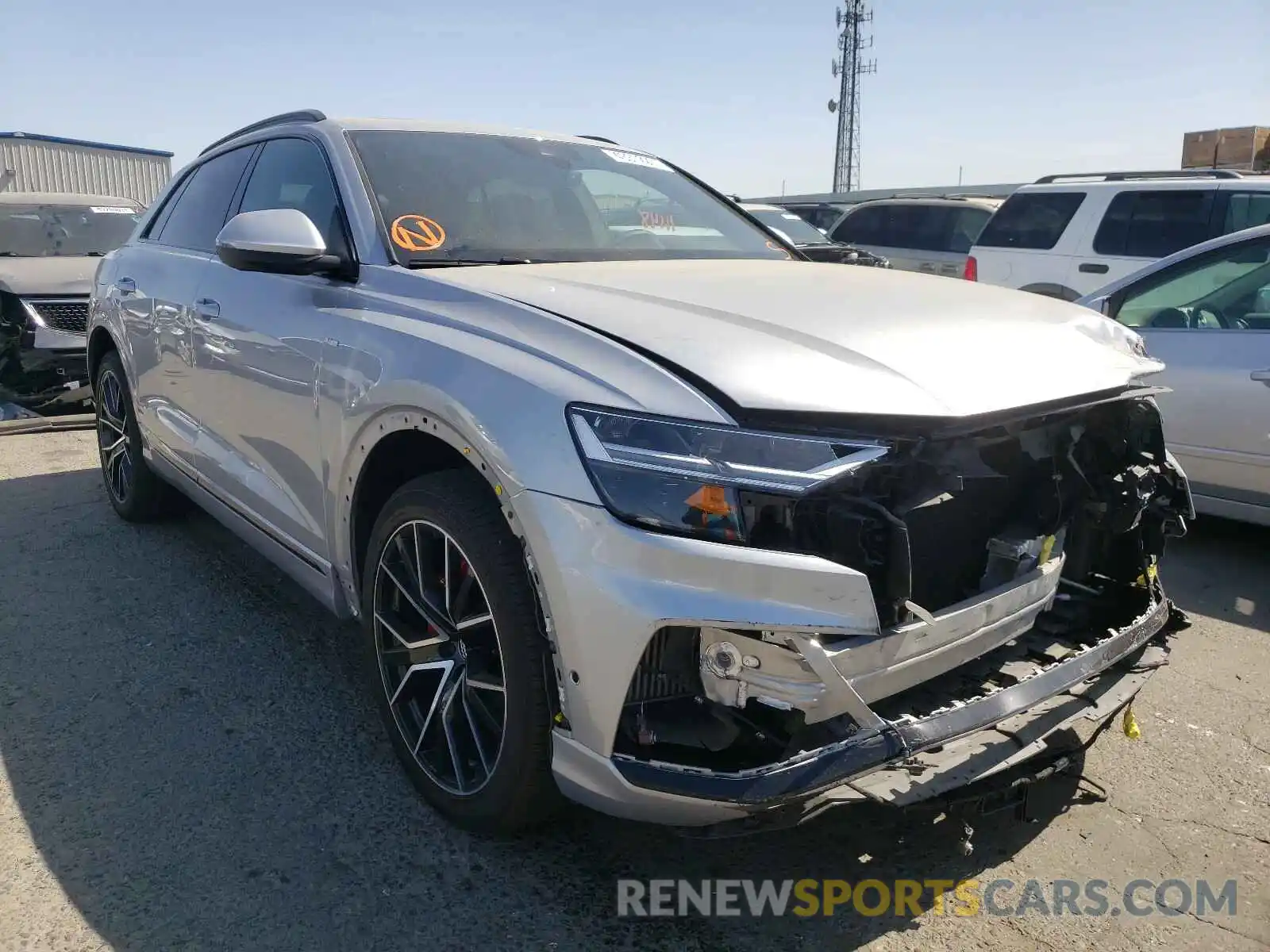 1 Photograph of a damaged car WA1EVAF11LD014770 AUDI Q8 2020