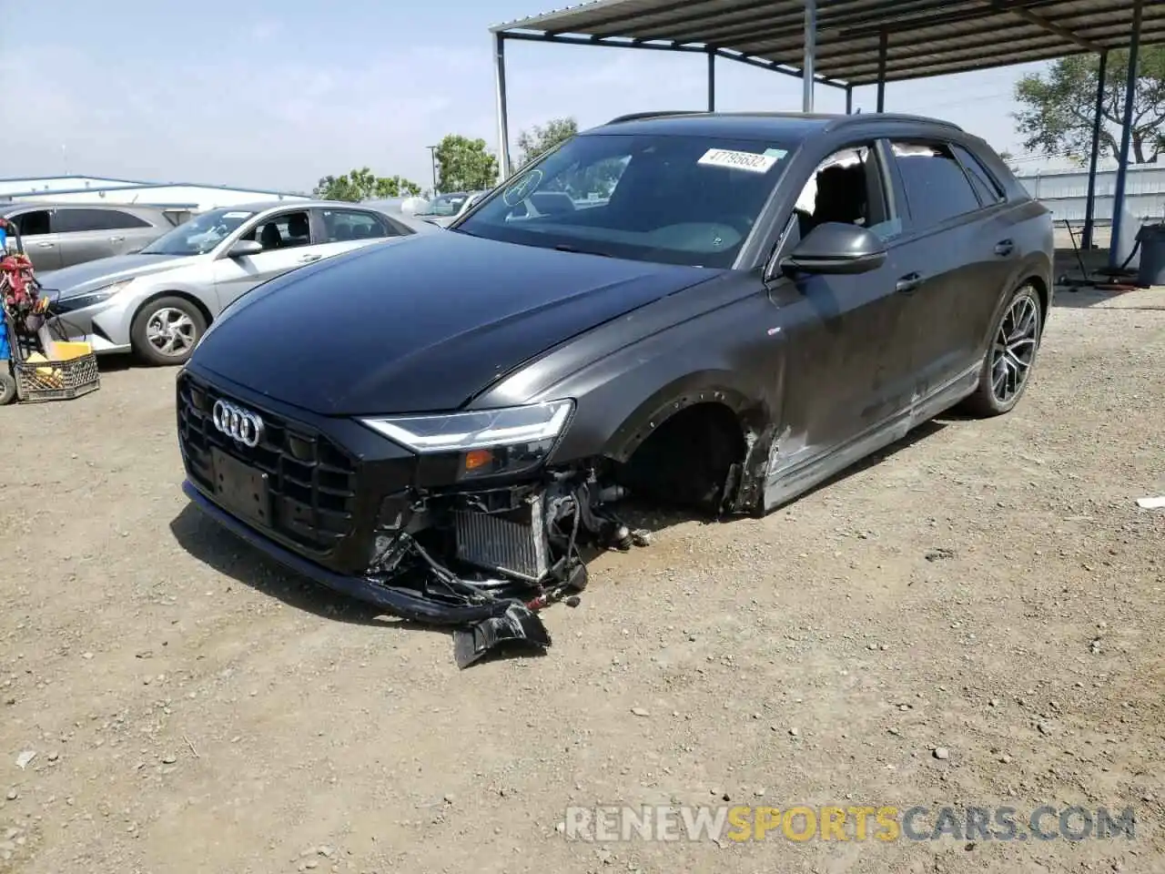 2 Photograph of a damaged car WA1EVAF11LD016597 AUDI Q8 2020