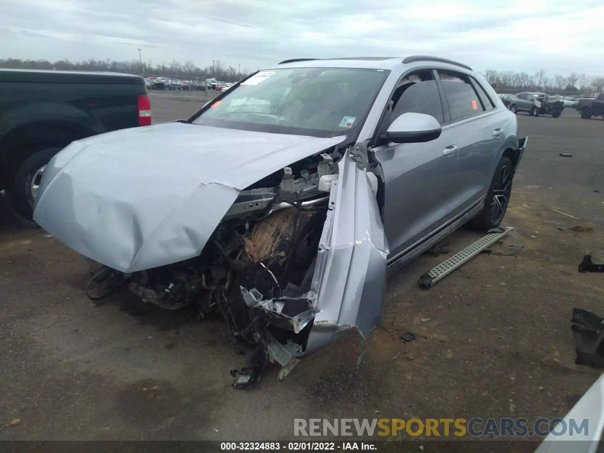 2 Photograph of a damaged car WA1EVAF14LD007473 AUDI Q8 2020