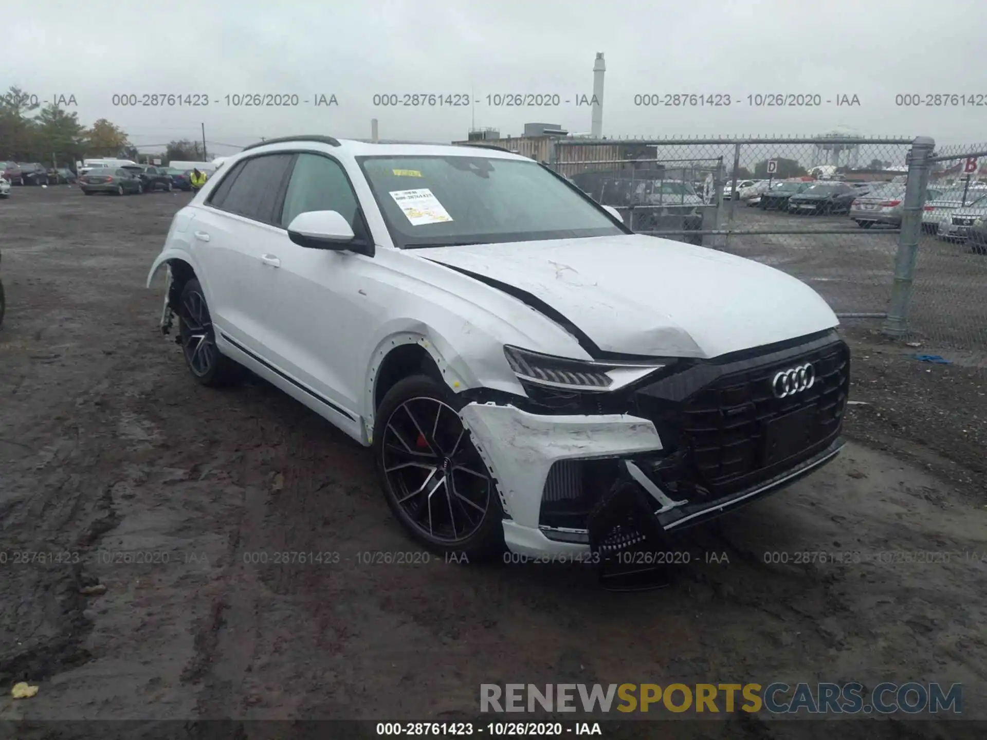 1 Photograph of a damaged car WA1EVAF14LD024418 AUDI Q8 2020