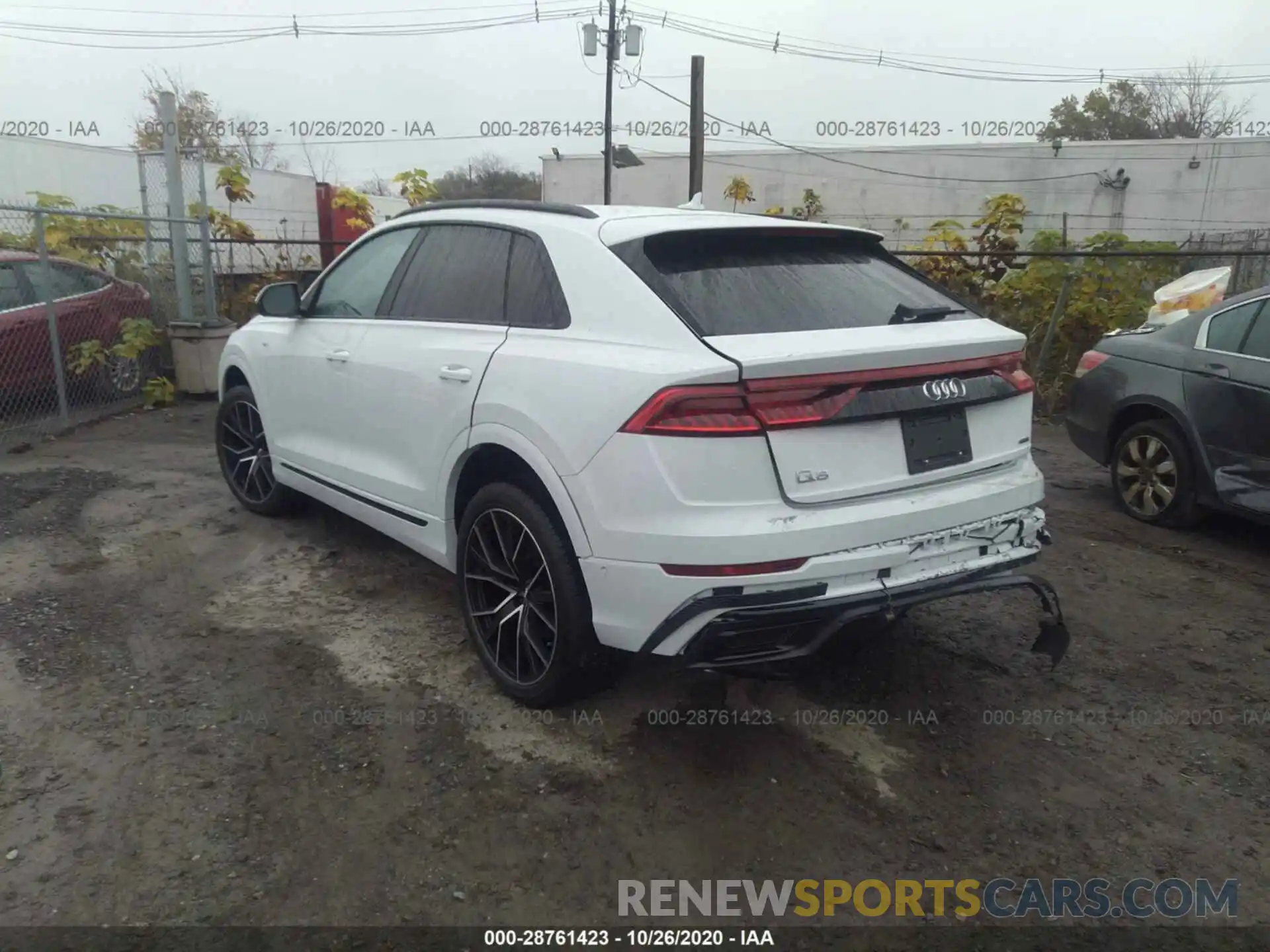 3 Фотография поврежденного автомобиля WA1EVAF14LD024418 AUDI Q8 2020