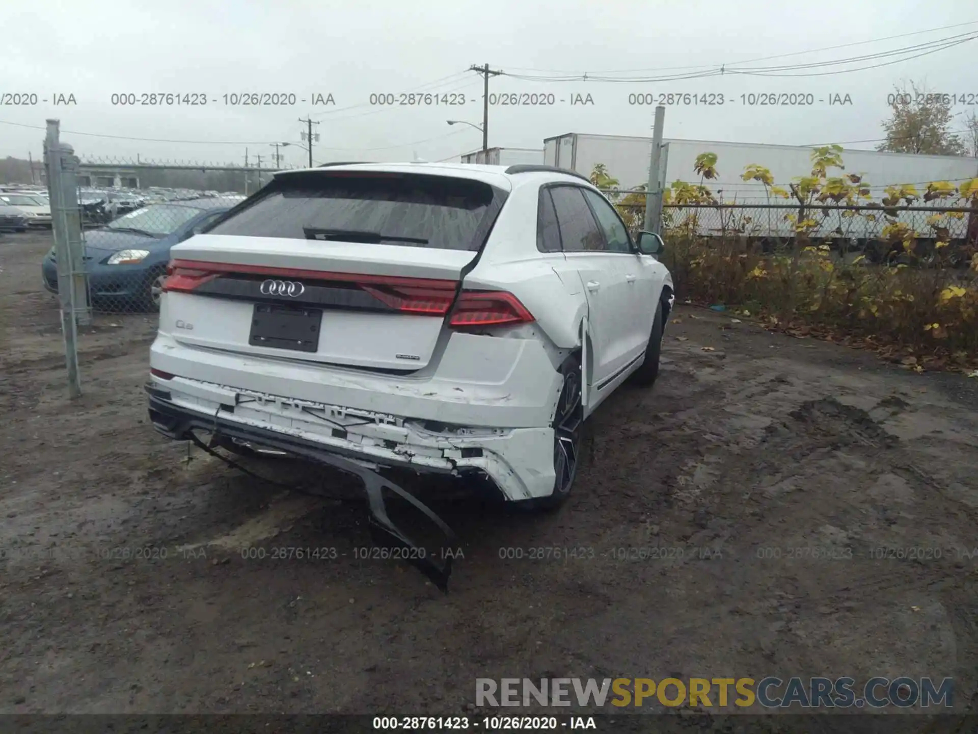 4 Фотография поврежденного автомобиля WA1EVAF14LD024418 AUDI Q8 2020