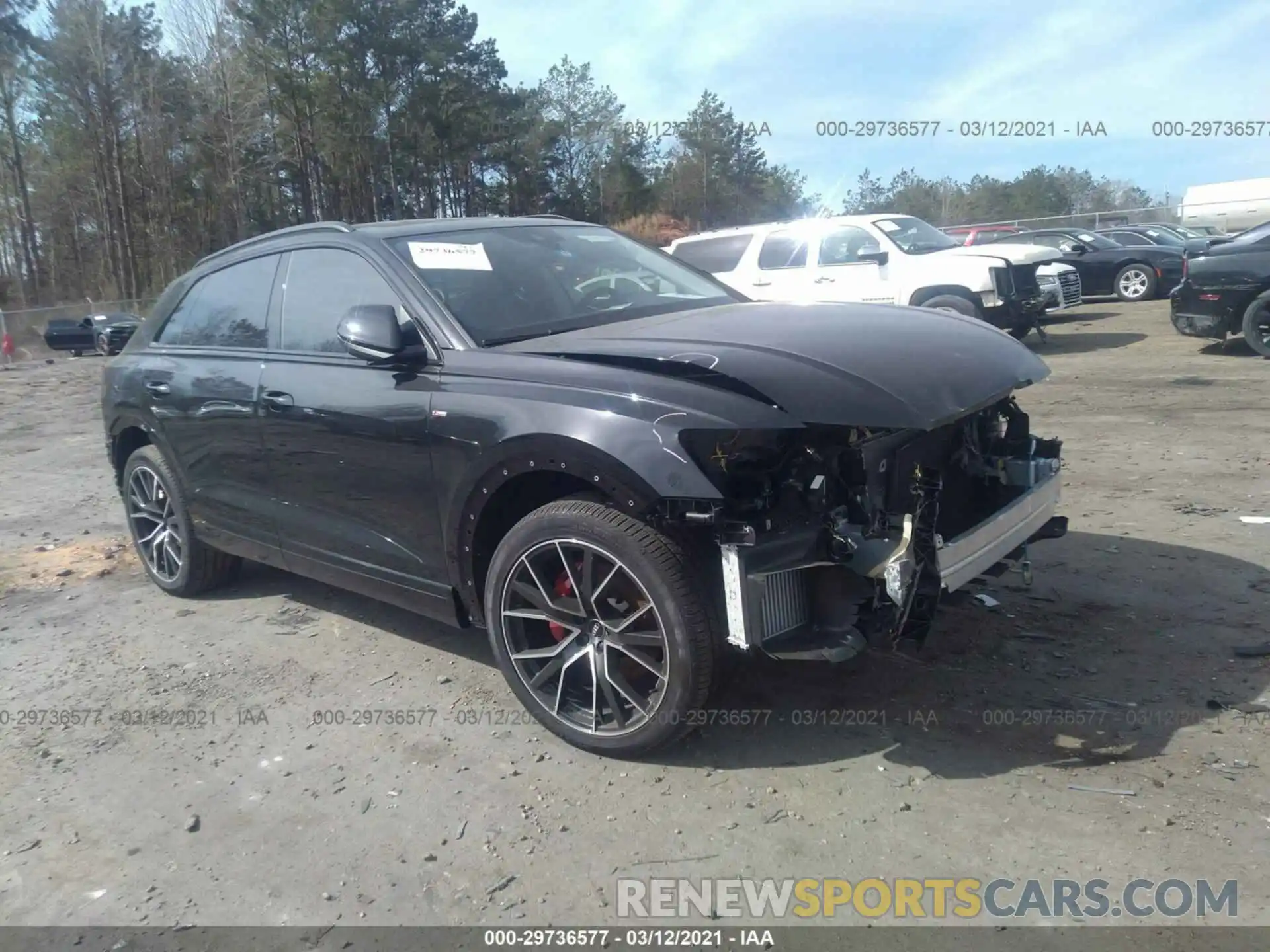 1 Photograph of a damaged car WA1EVAF14LD026590 AUDI Q8 2020