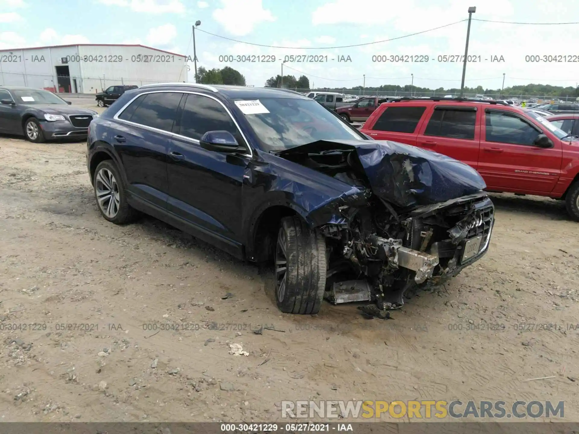 1 Photograph of a damaged car WA1EVAF15LD003223 AUDI Q8 2020