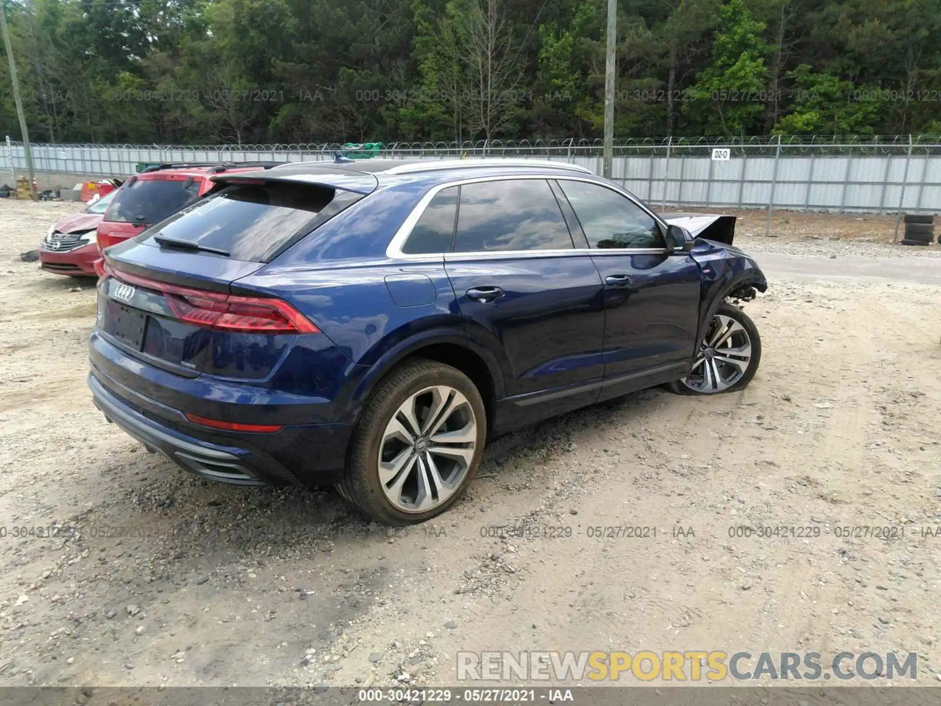 4 Фотография поврежденного автомобиля WA1EVAF15LD003223 AUDI Q8 2020