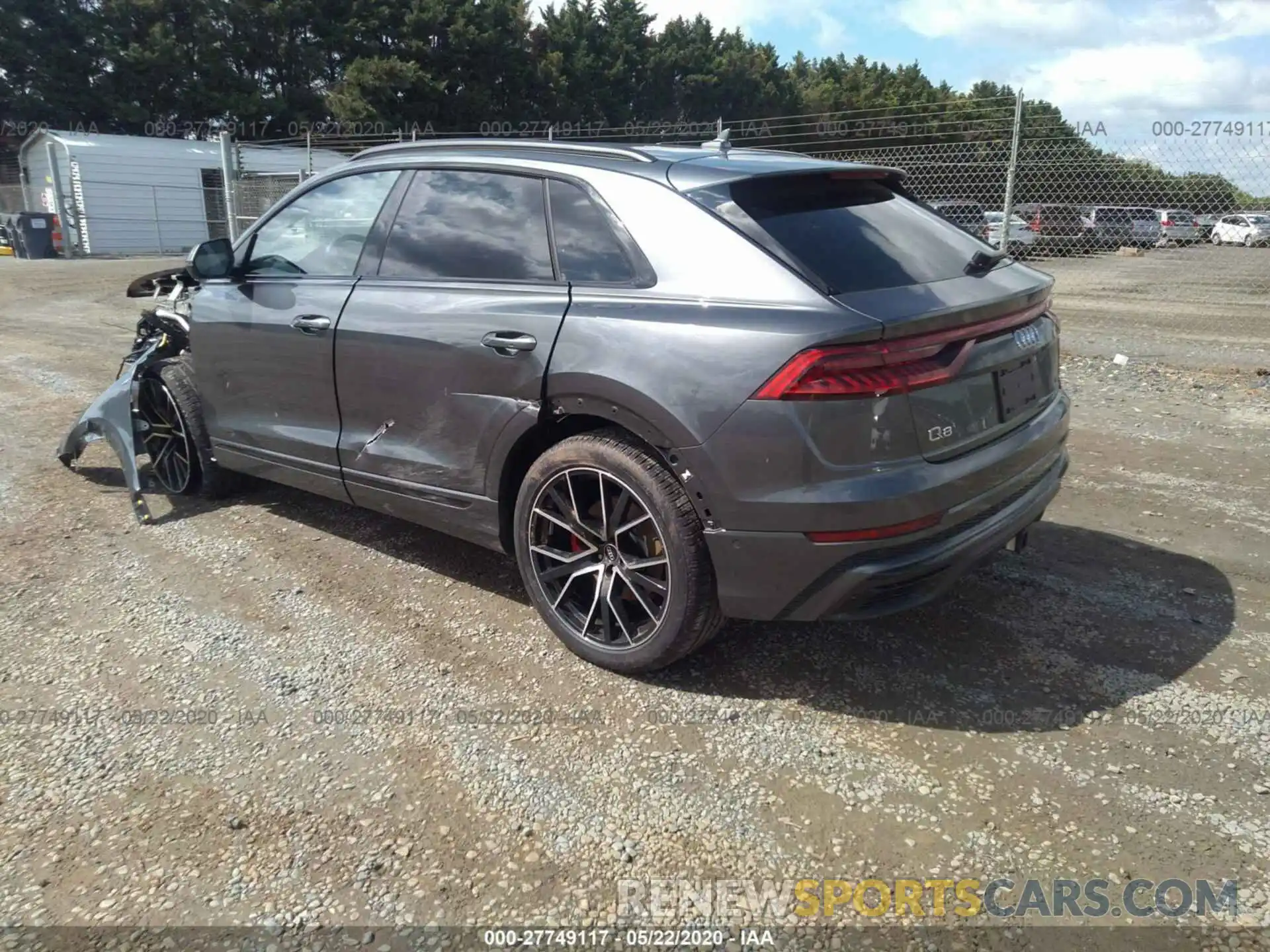 3 Фотография поврежденного автомобиля WA1EVAF15LD006669 AUDI Q8 2020