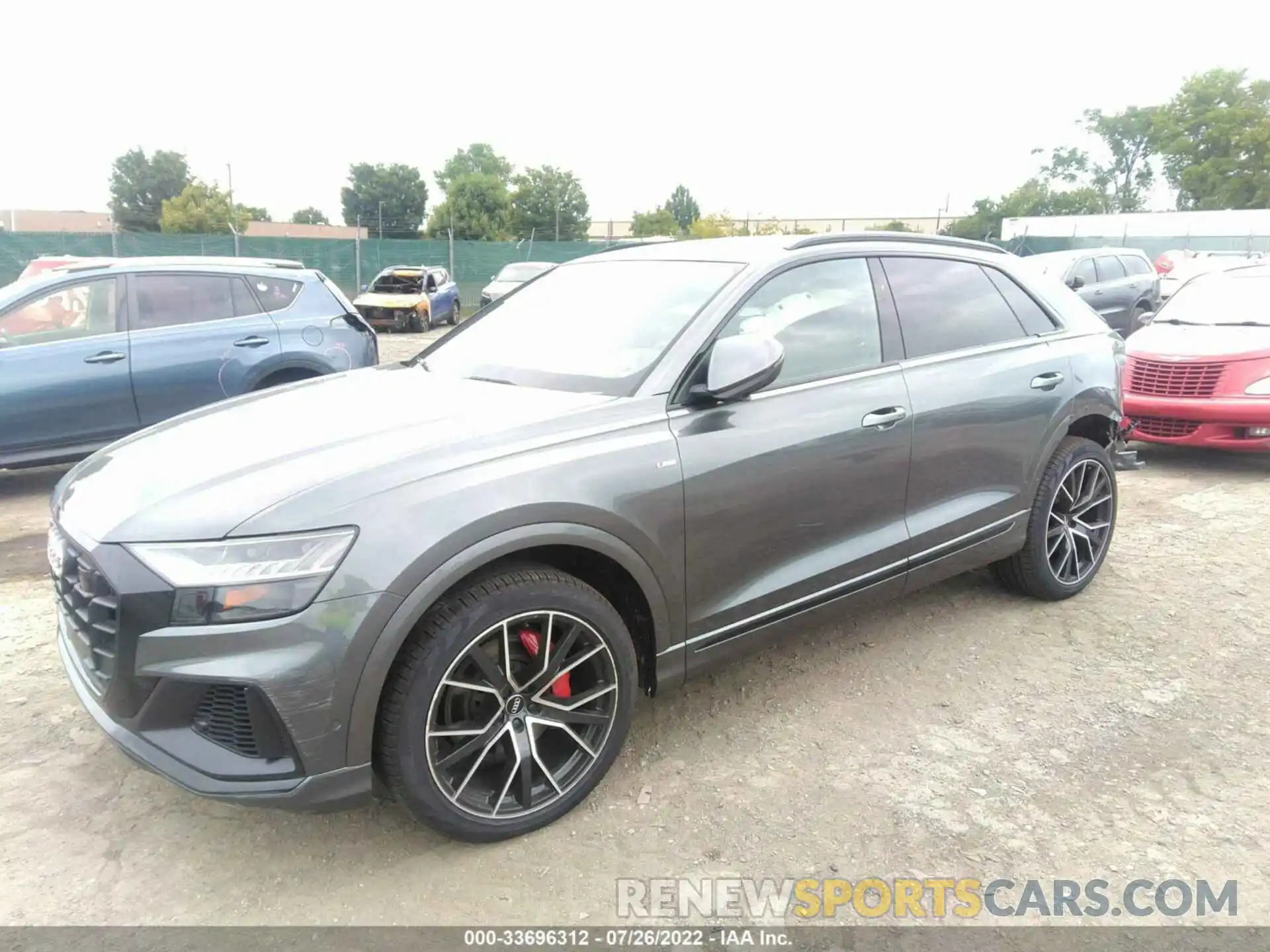 2 Фотография поврежденного автомобиля WA1EVAF15LD013895 AUDI Q8 2020