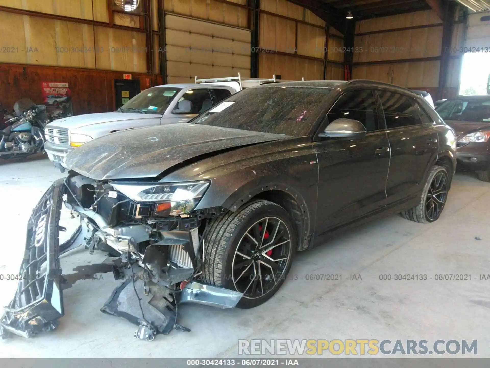 2 Photograph of a damaged car WA1EVAF16LD024226 AUDI Q8 2020