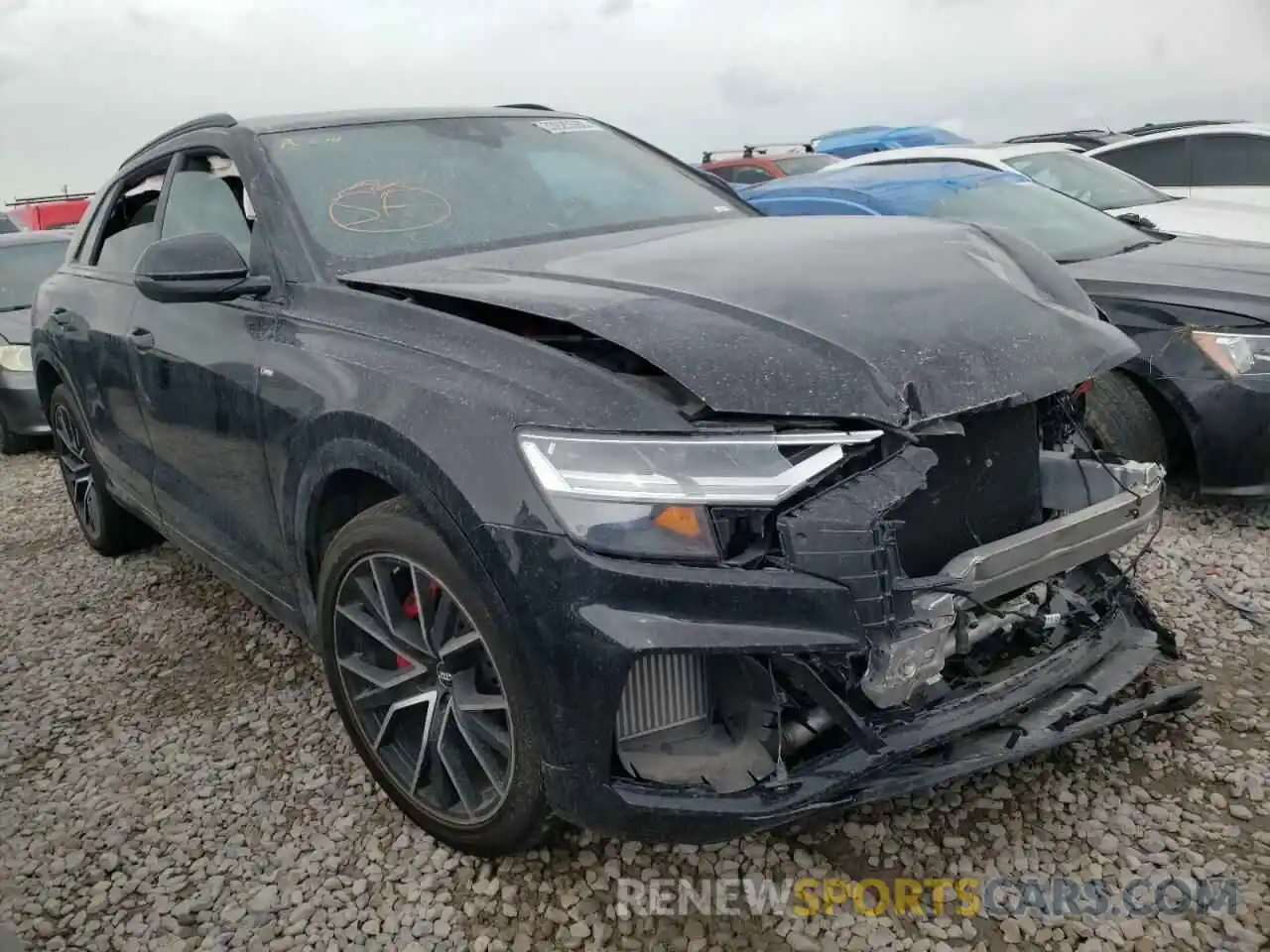 1 Photograph of a damaged car WA1EVAF17LD003210 AUDI Q8 2020