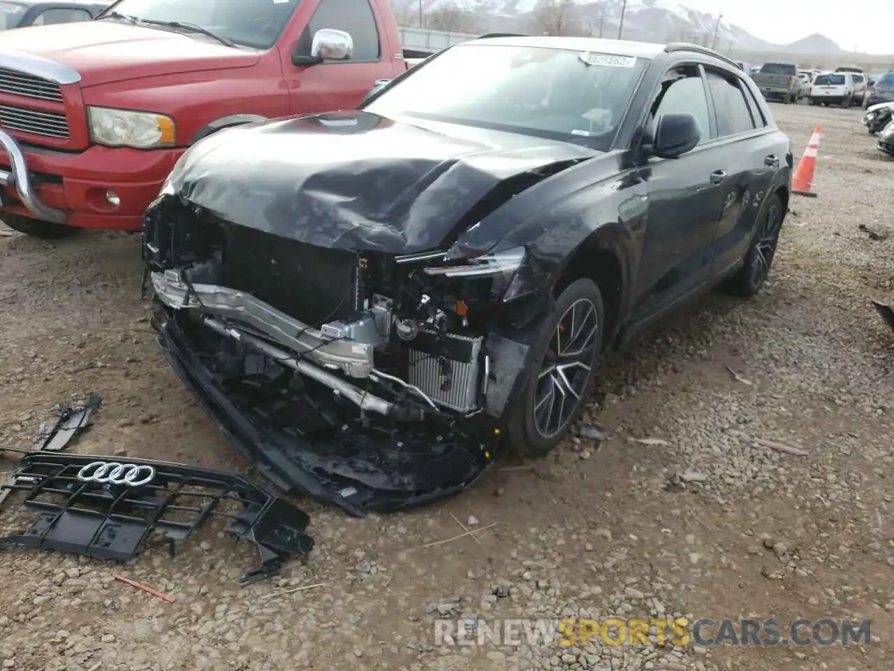 2 Photograph of a damaged car WA1EVAF17LD003210 AUDI Q8 2020