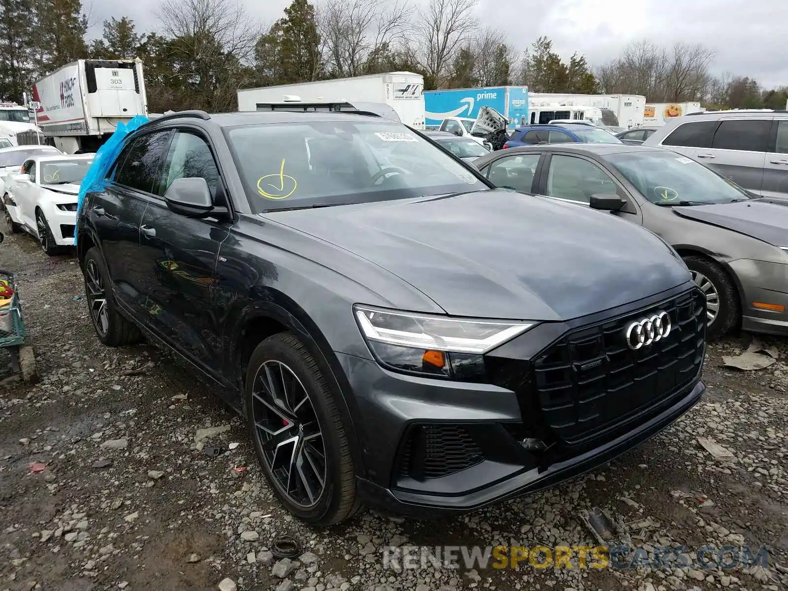 1 Photograph of a damaged car WA1EVAF18LD015138 AUDI Q8 2020