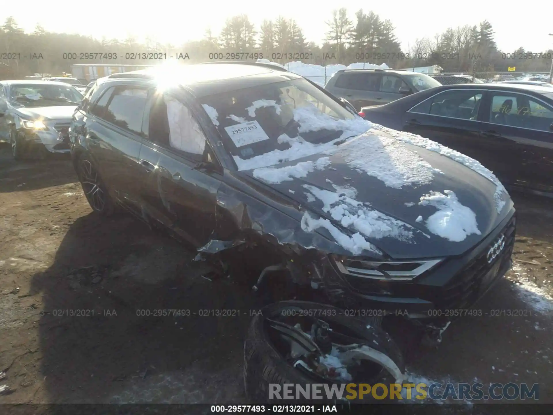 1 Photograph of a damaged car WA1EVAF18LD018380 AUDI Q8 2020