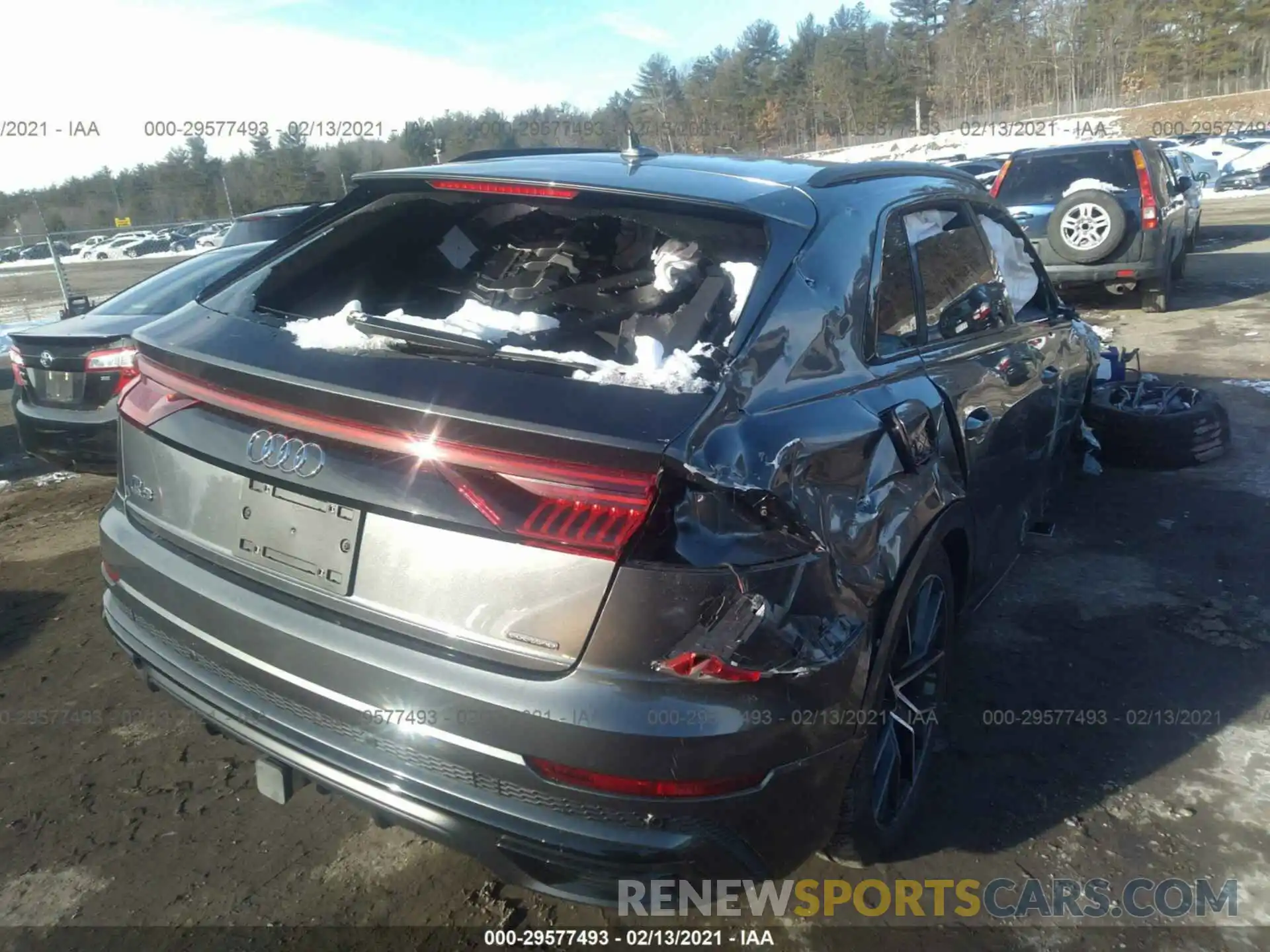 4 Photograph of a damaged car WA1EVAF18LD018380 AUDI Q8 2020