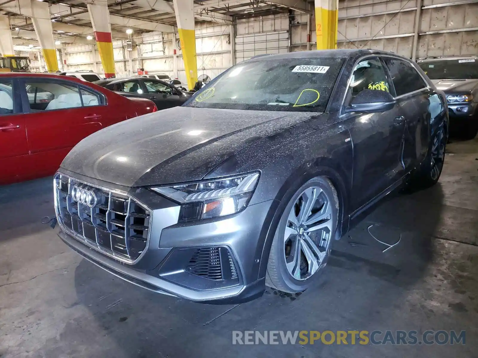 2 Photograph of a damaged car WA1FVAF10LD014666 AUDI Q8 2020