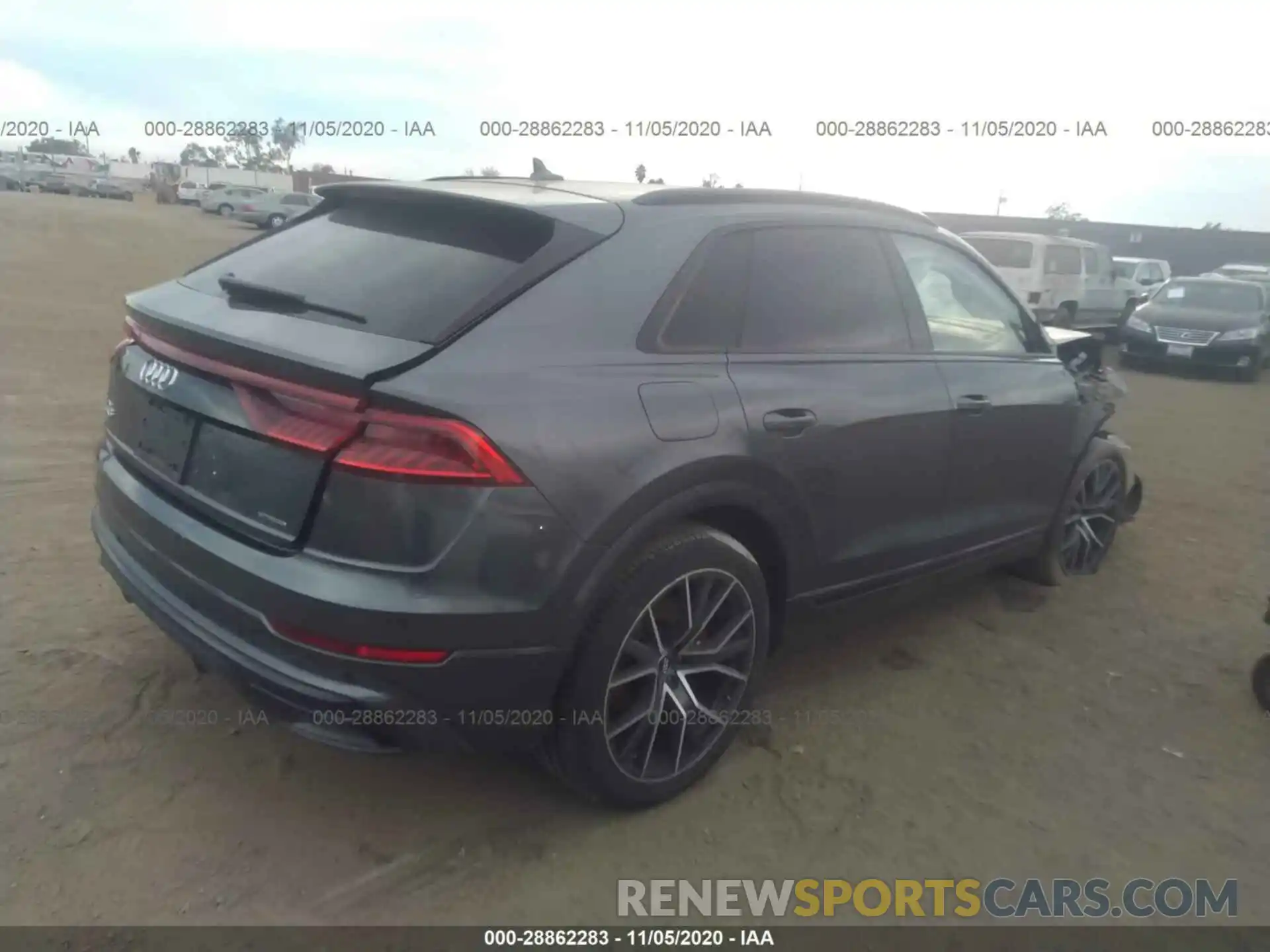 4 Фотография поврежденного автомобиля WA1FVAF12LD004527 AUDI Q8 2020