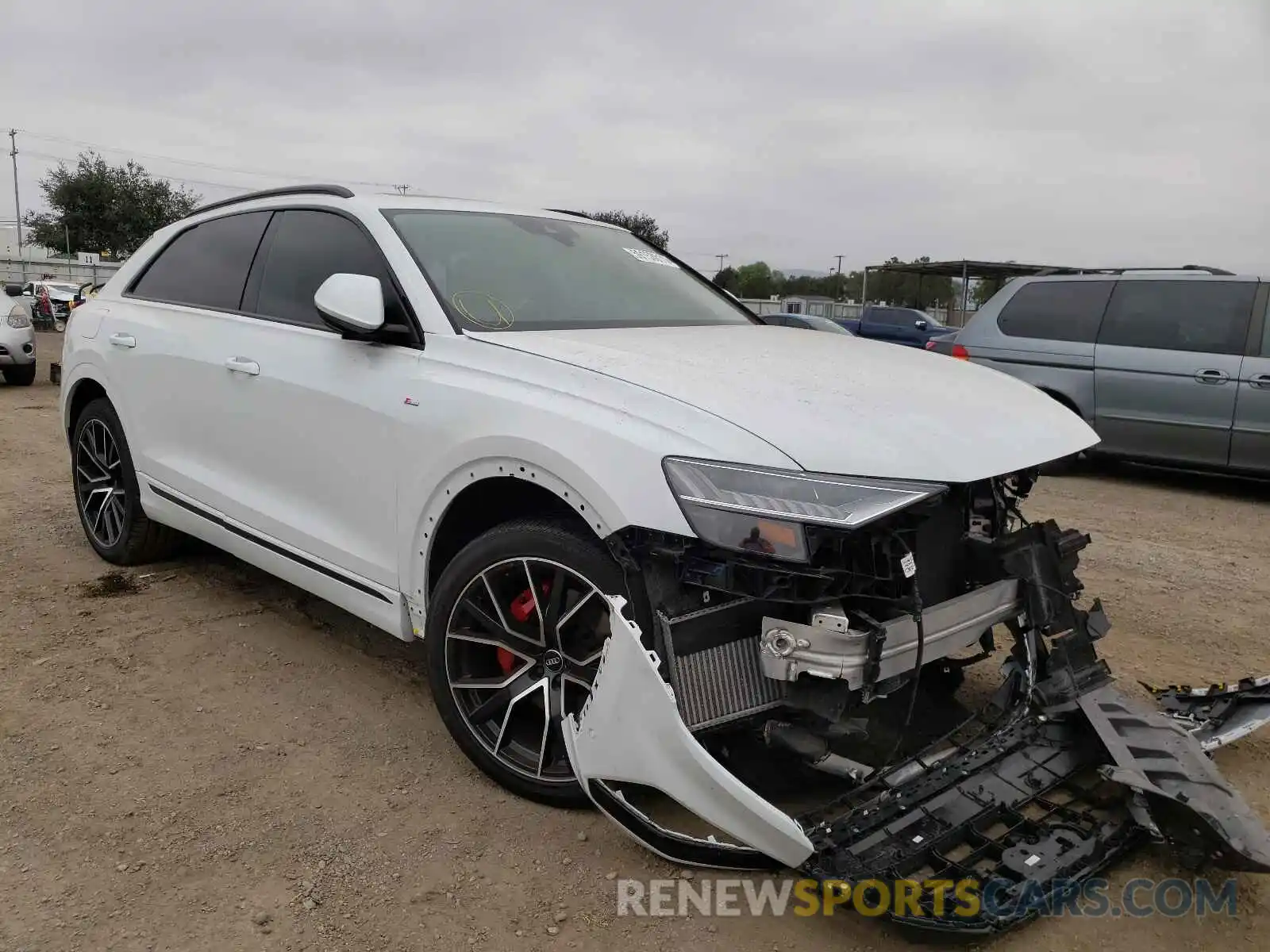 1 Photograph of a damaged car WA1FVAF12LD010067 AUDI Q8 2020