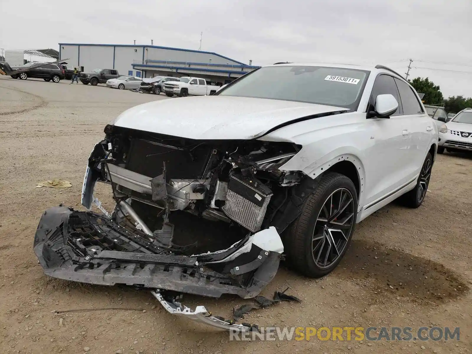 2 Photograph of a damaged car WA1FVAF12LD010067 AUDI Q8 2020