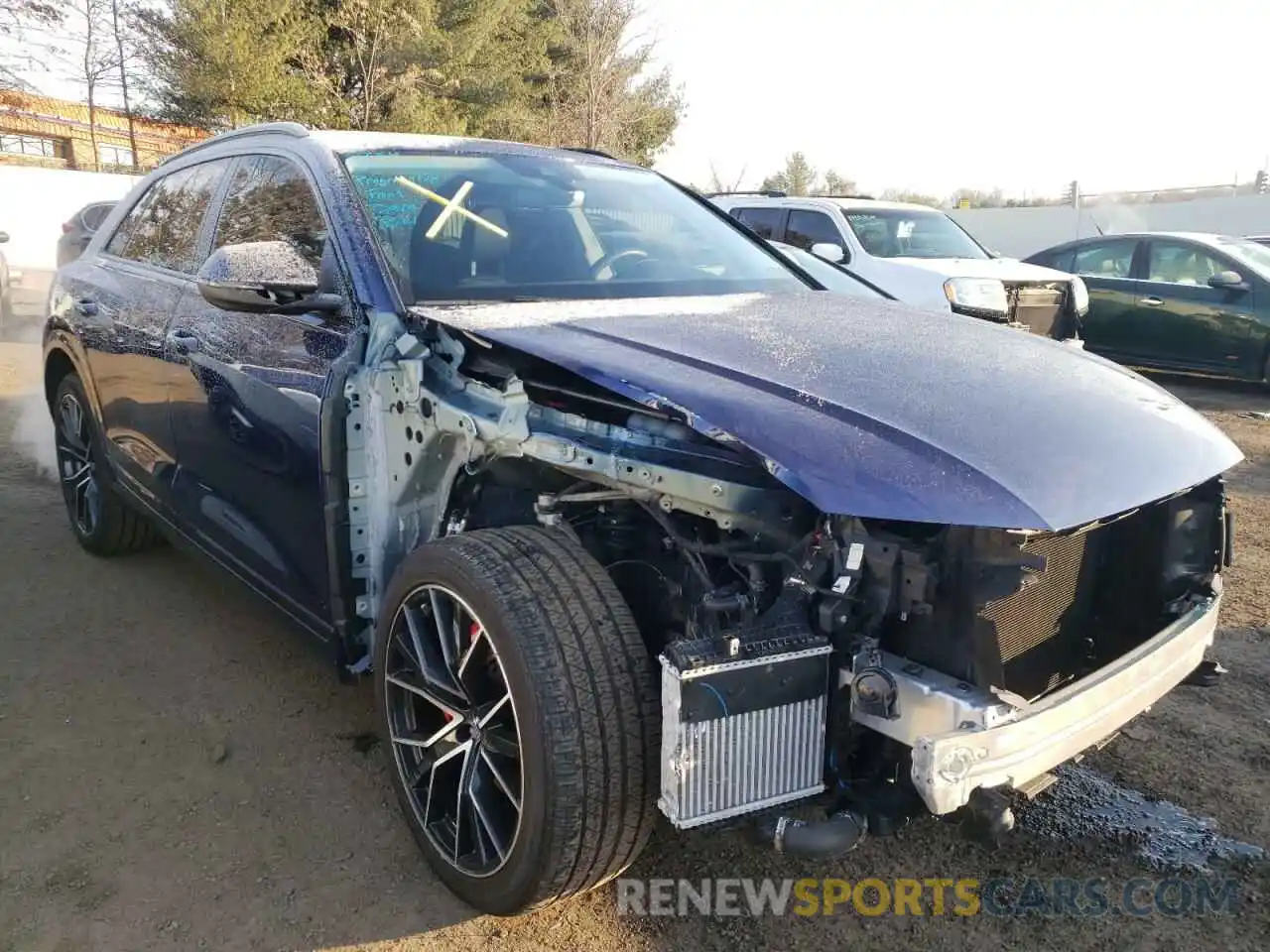 1 Photograph of a damaged car WA1FVAF13LD014628 AUDI Q8 2020