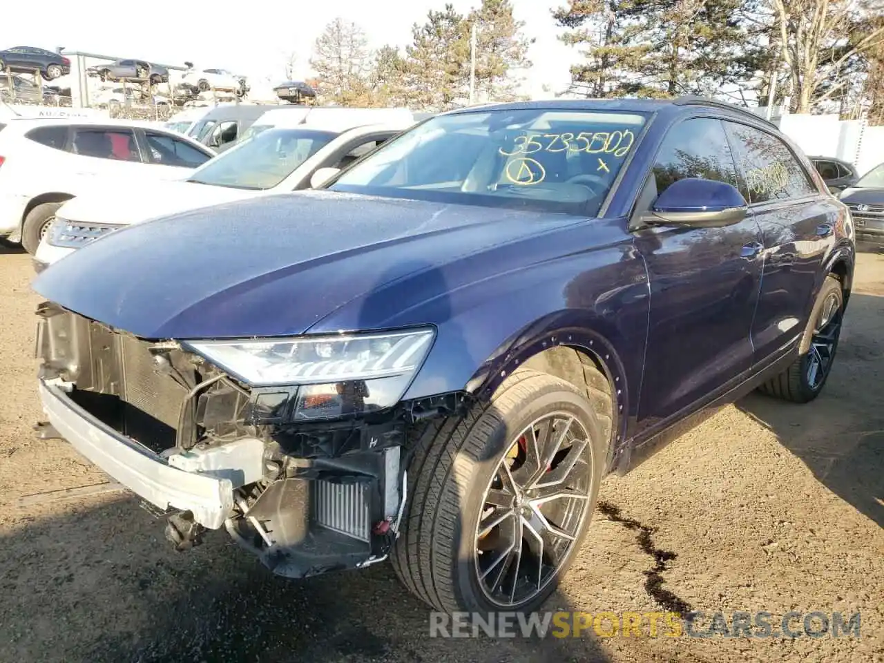 2 Photograph of a damaged car WA1FVAF13LD014628 AUDI Q8 2020