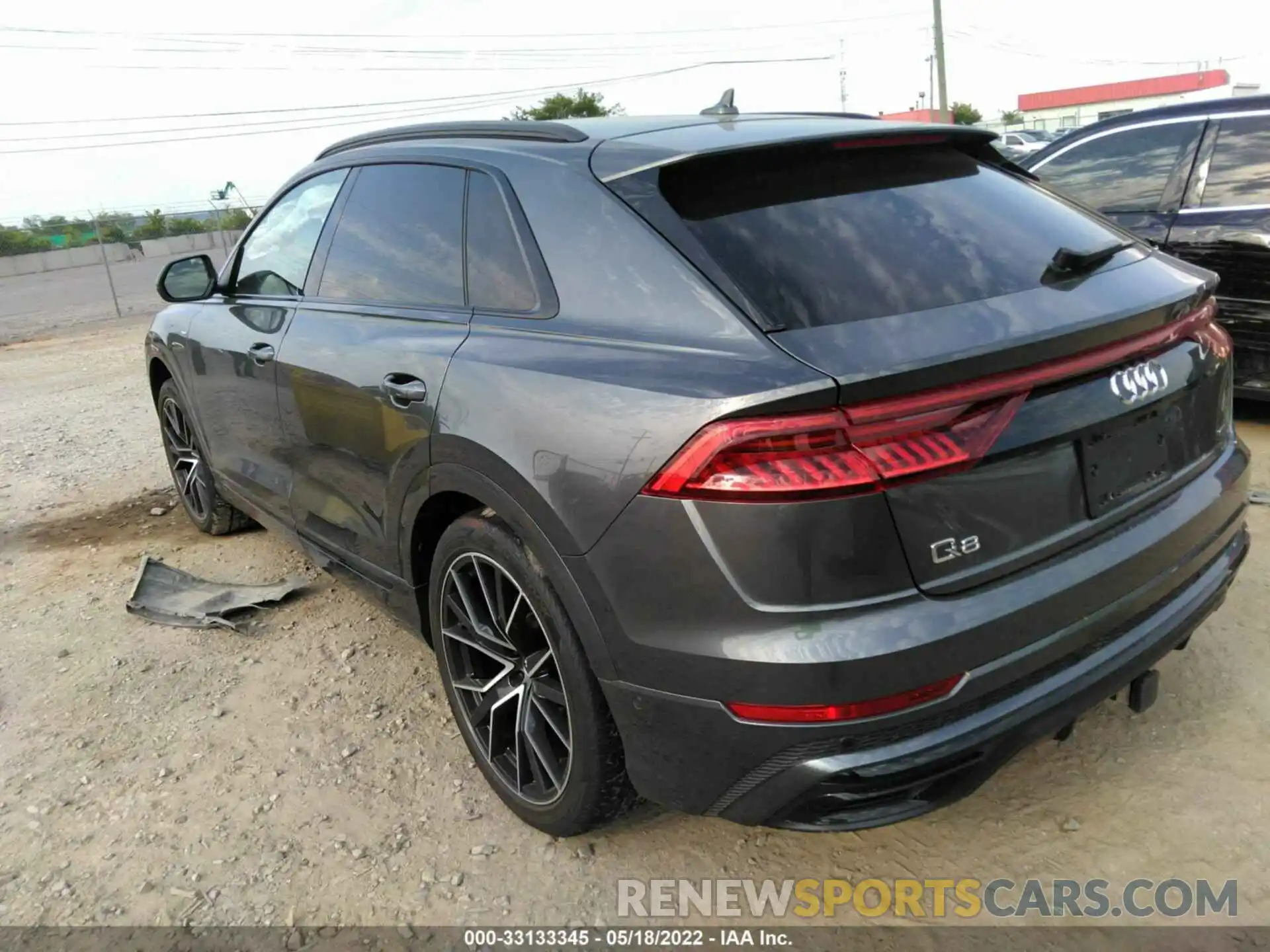 3 Фотография поврежденного автомобиля WA1FVAF13LD023474 AUDI Q8 2020