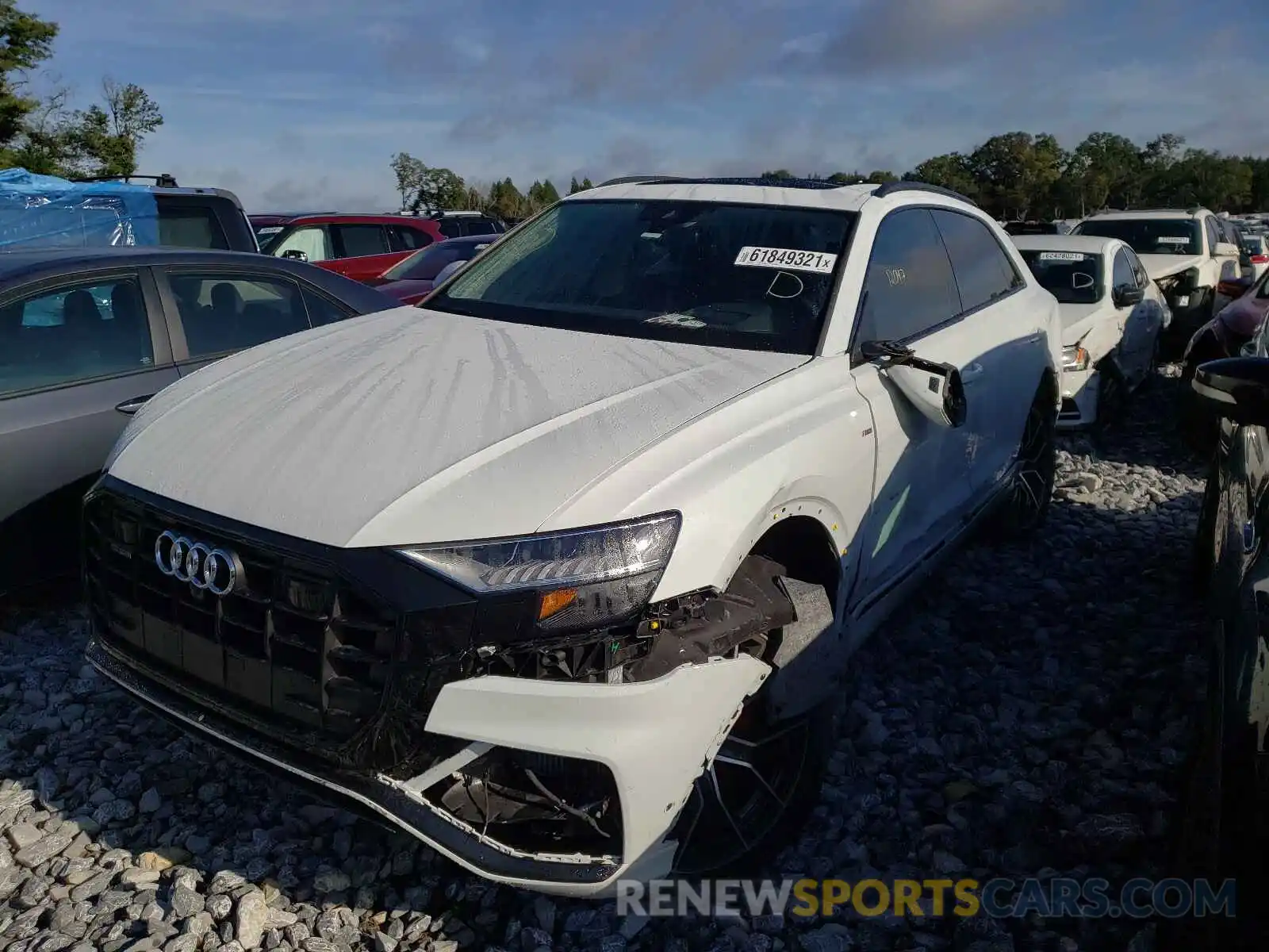 2 Photograph of a damaged car WA1FVAF14LD027128 AUDI Q8 2020