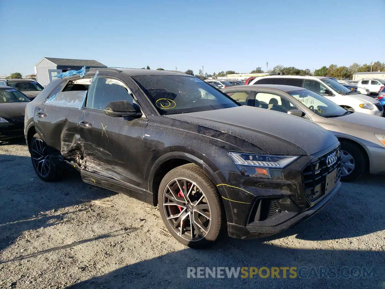 1 Photograph of a damaged car WA1FVAF15LD020561 AUDI Q8 2020