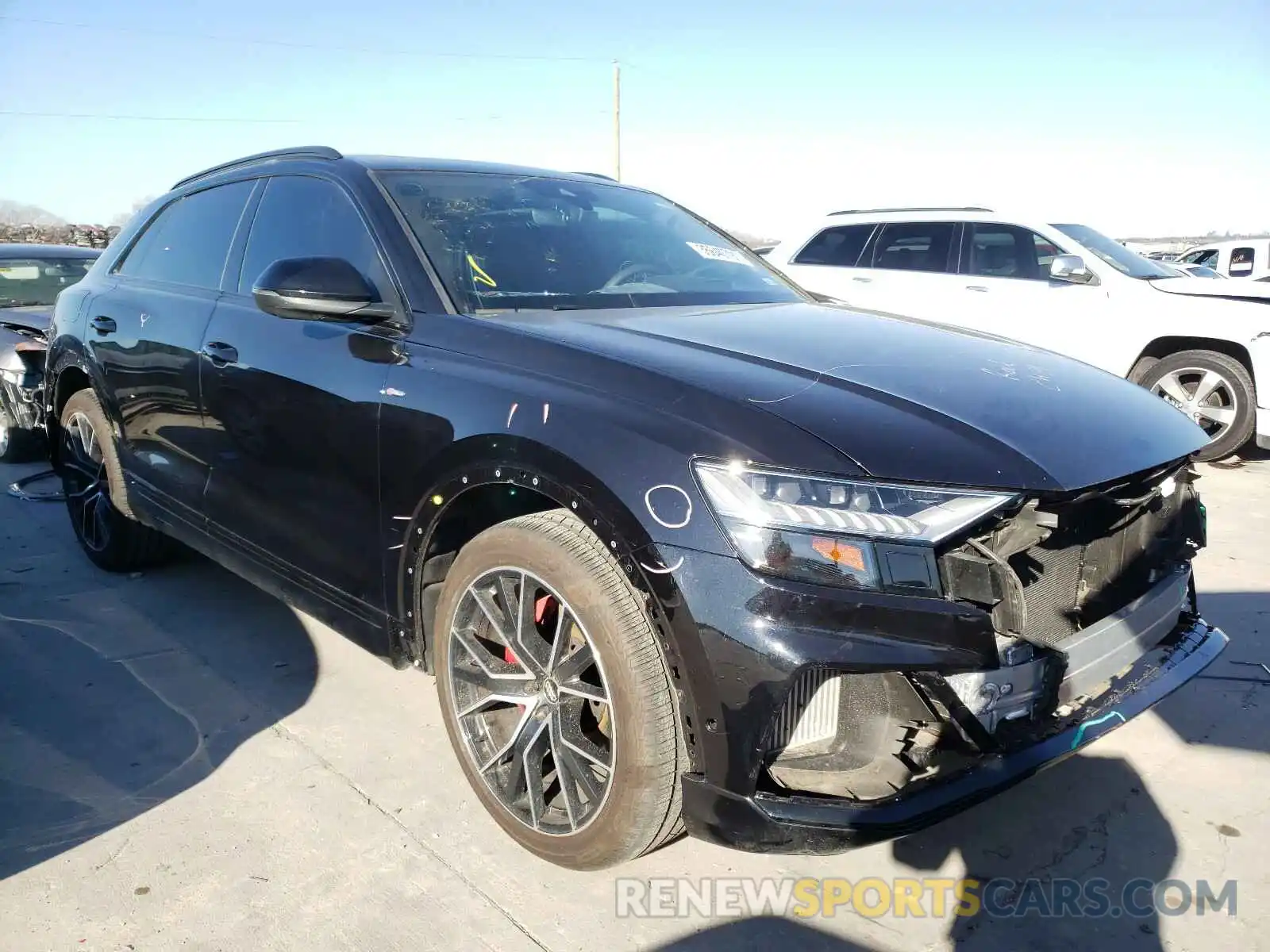 1 Photograph of a damaged car WA1FVAF16LD021363 AUDI Q8 2020