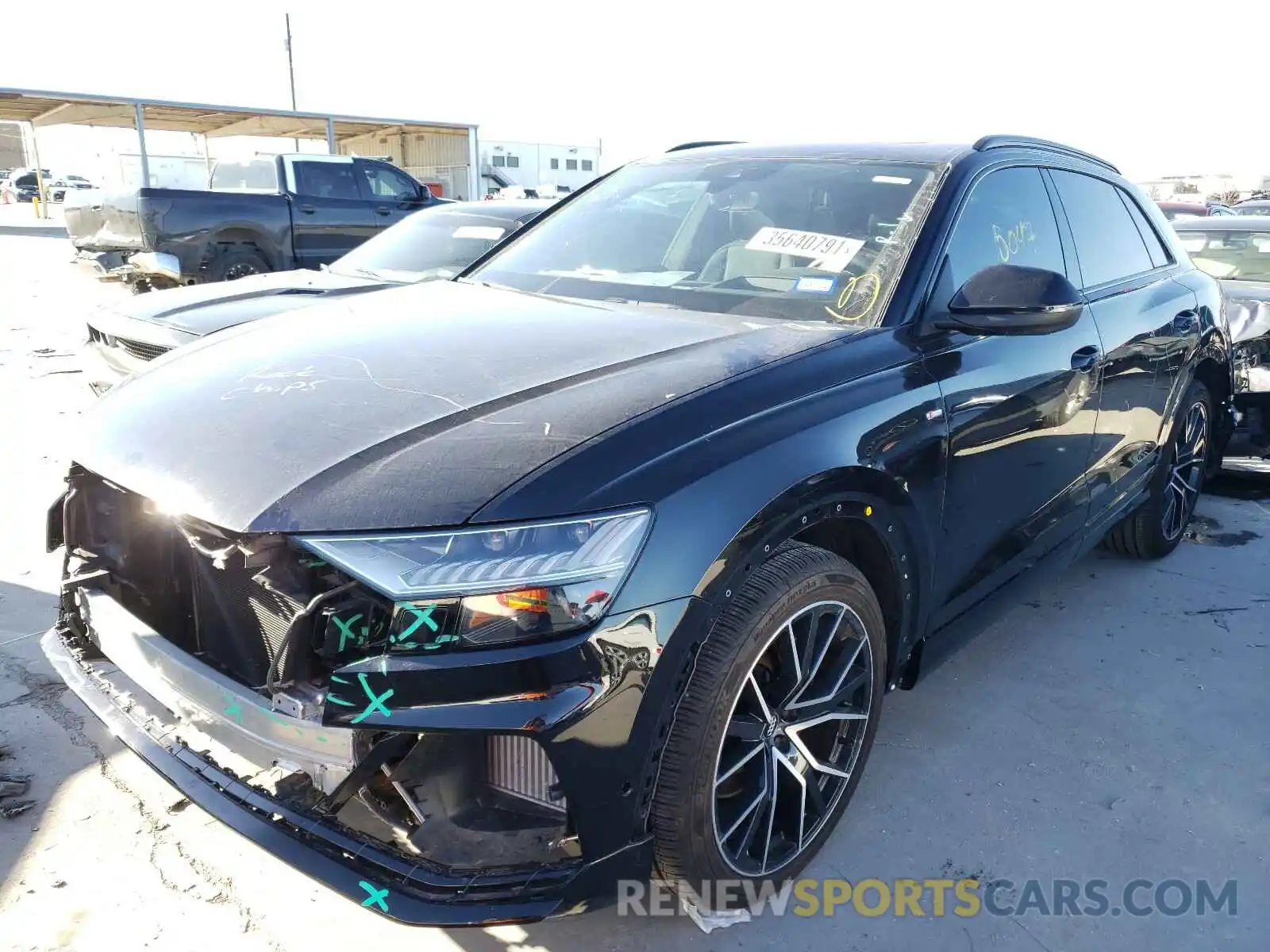 2 Photograph of a damaged car WA1FVAF16LD021363 AUDI Q8 2020